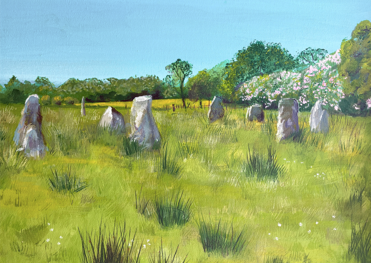 ‘Four seasons in Lochbuie’ Set of 4 Art Postcards