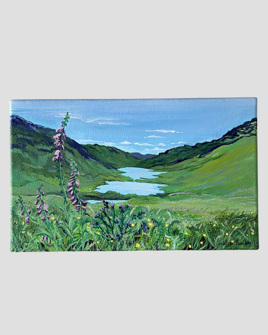 ’The three lochs in summer’ - Isle of Mull original painting