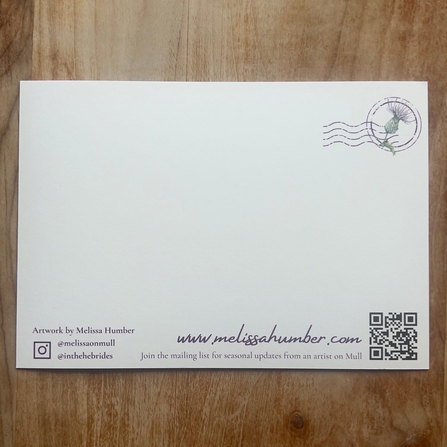 ‘Isle of Mull ancient standing stones’ 2 x Art Postcards