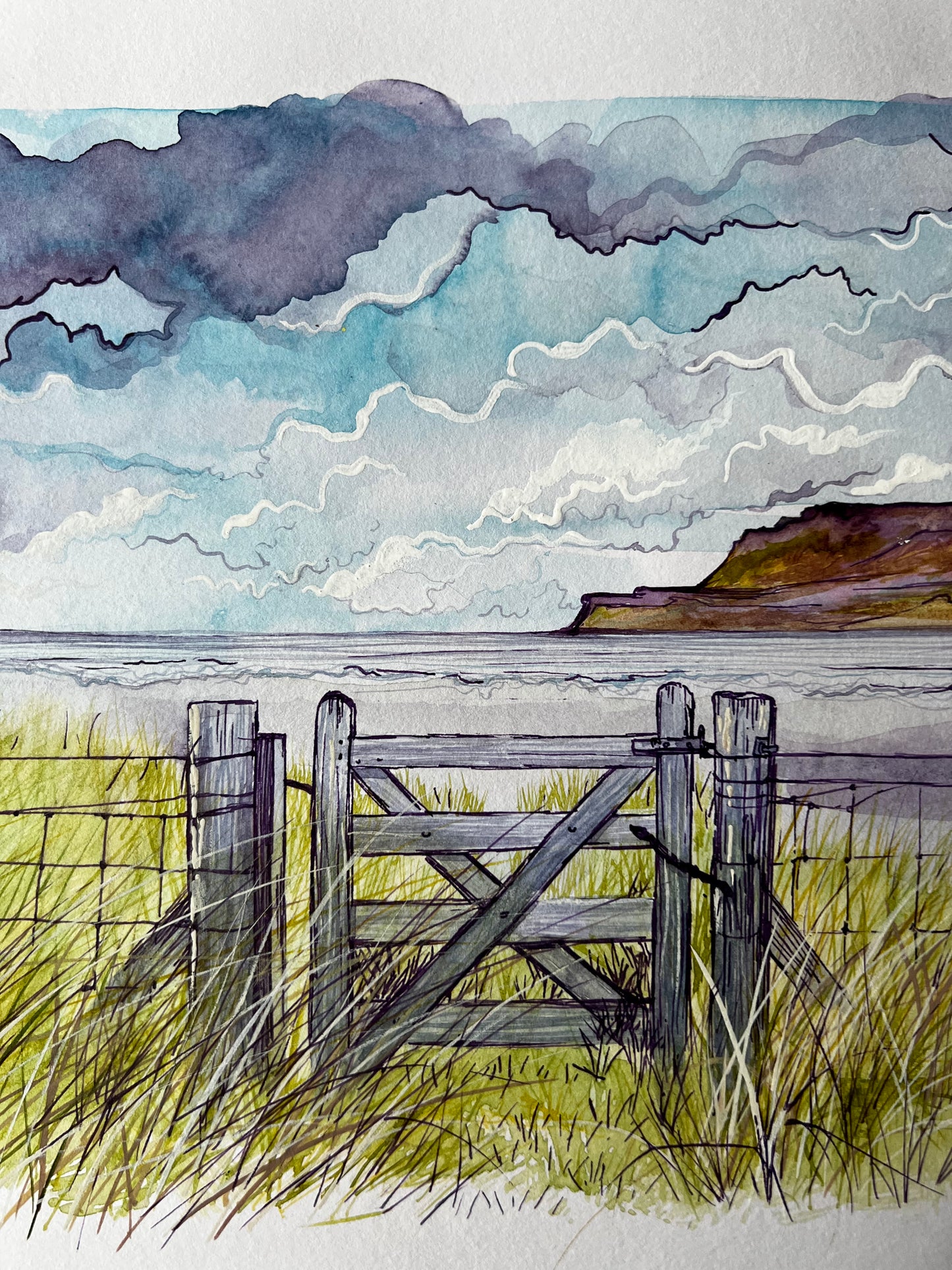 ’Gate to Calgary beach’ - Isle of Mull original field study