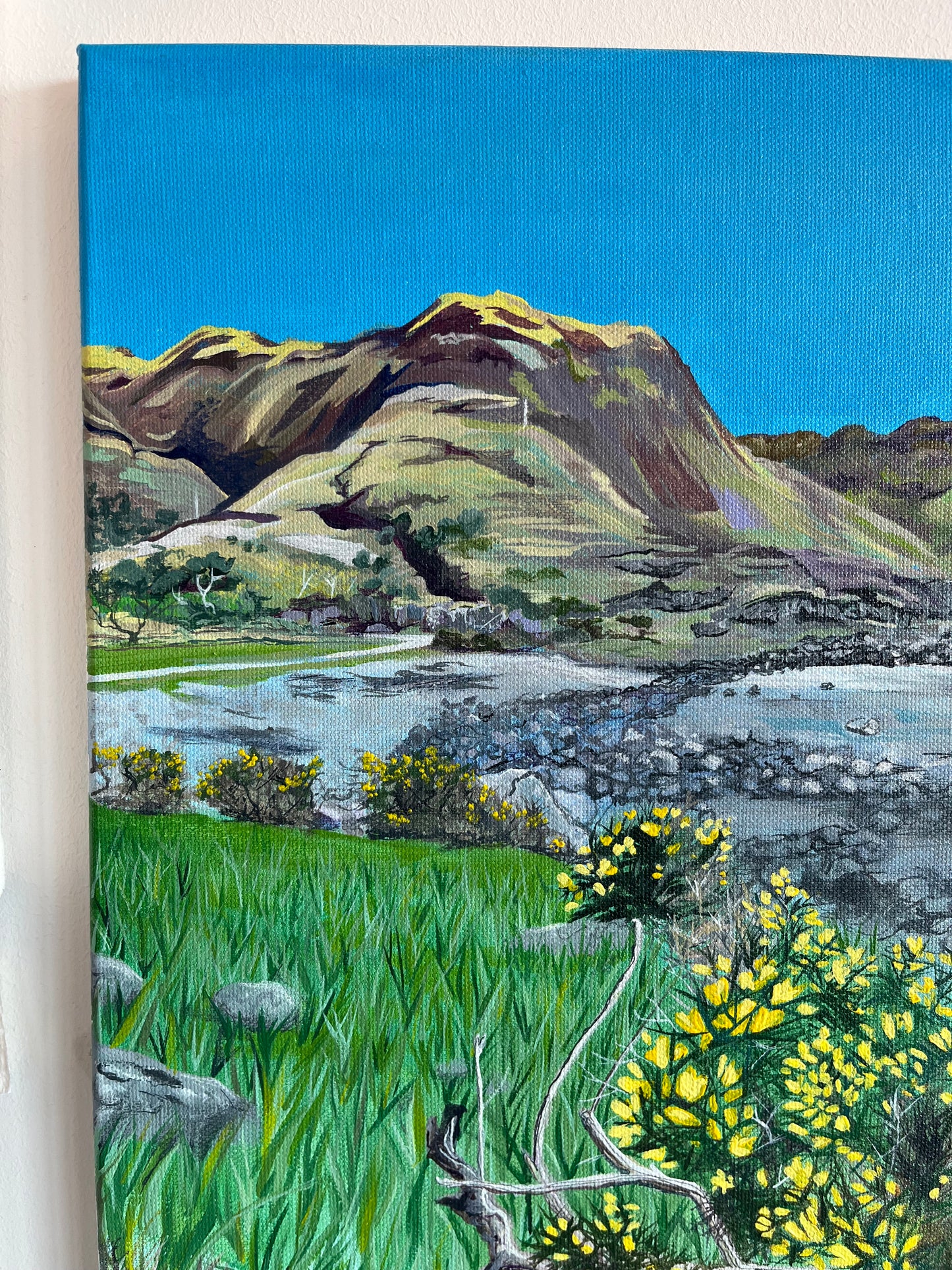 ‘Laggan sands in summer’ - Isle of Mull original landscape painting