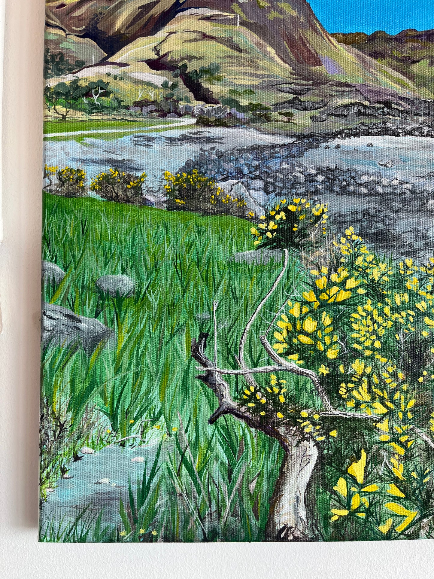 ‘Laggan sands in summer’ - Isle of Mull original landscape painting