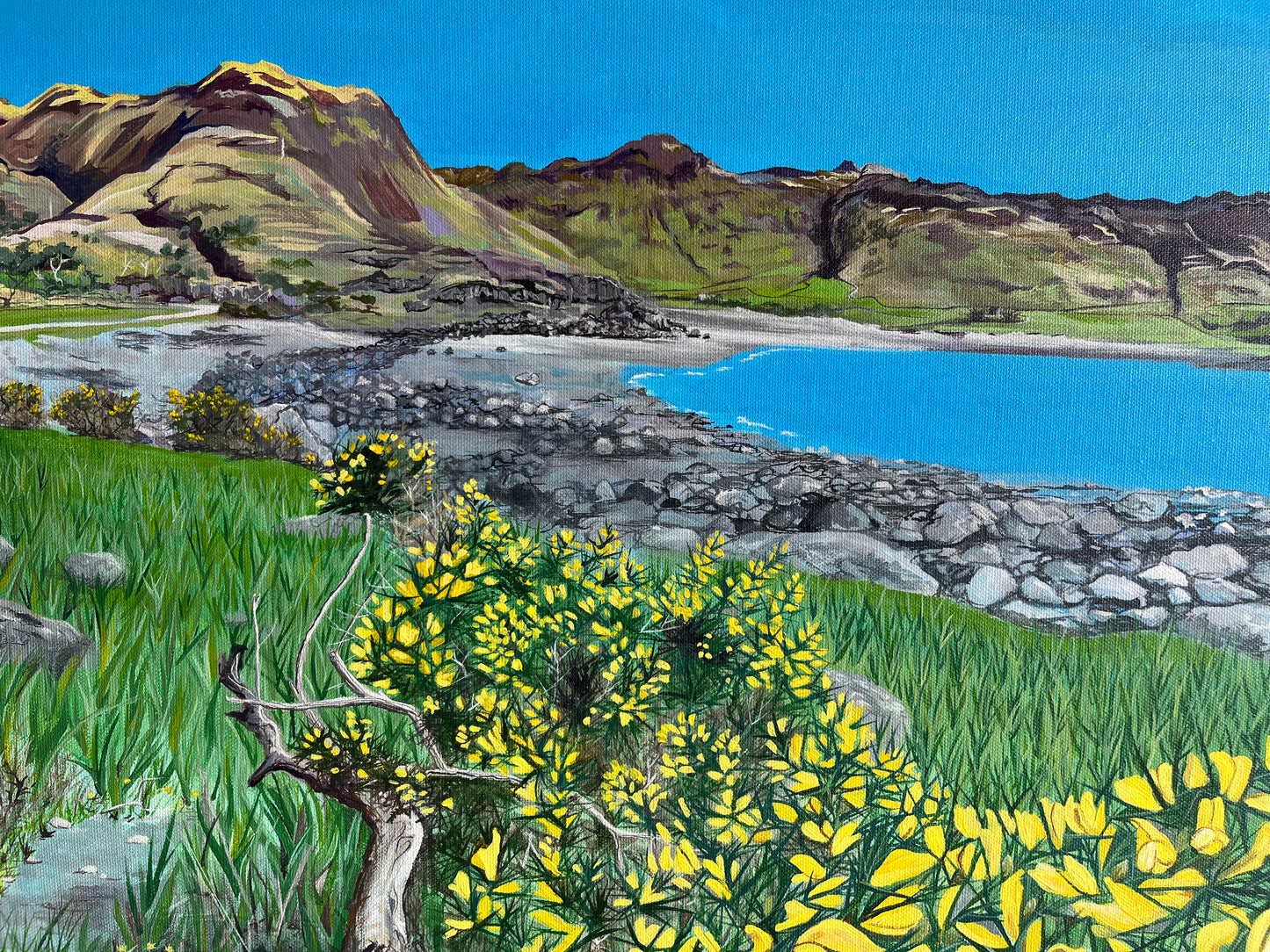 'Laggan sands in summer’ - Isle of Mull Giclée Art Print