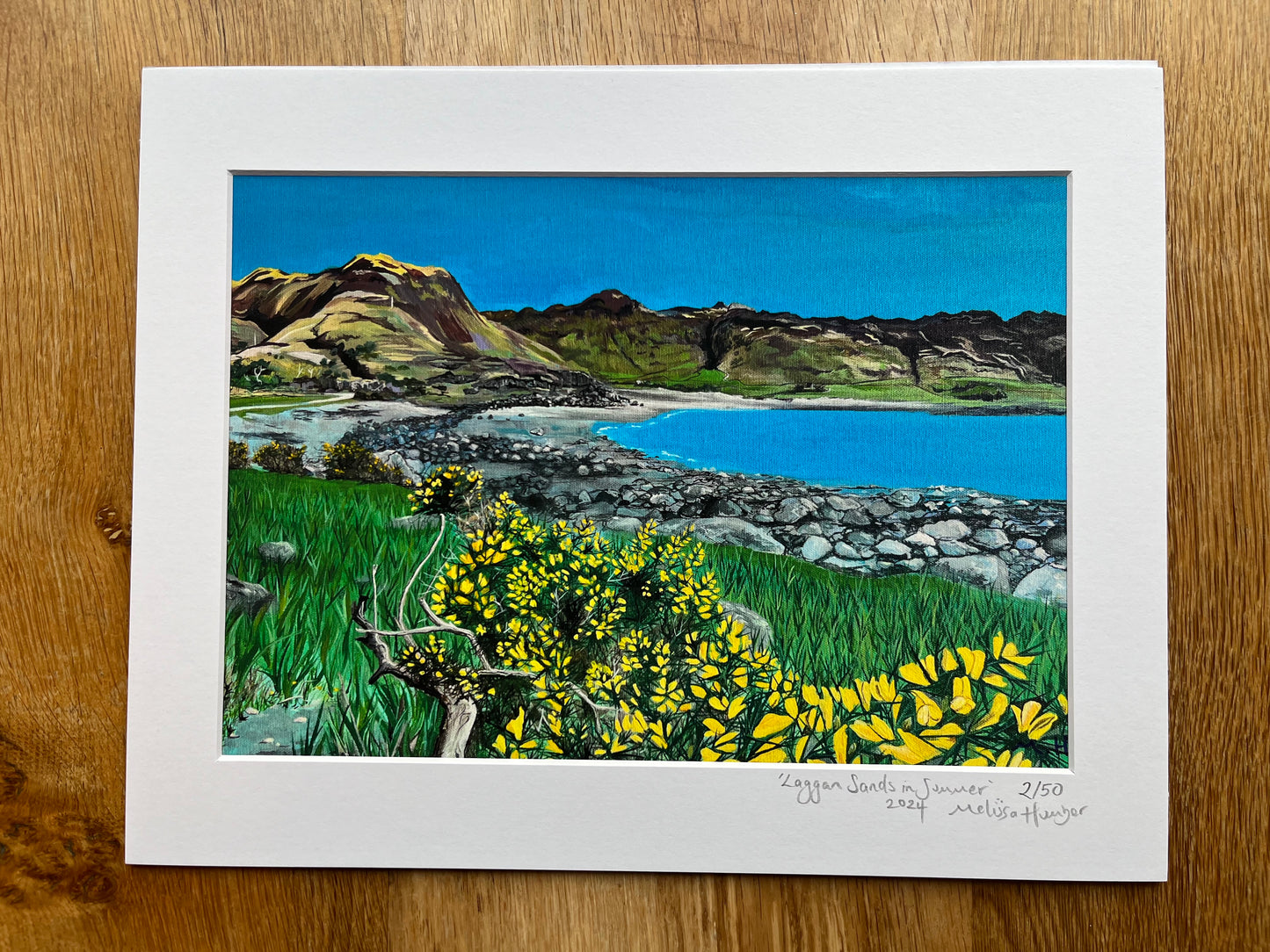 'Laggan sands in summer’ - Isle of Mull Giclée Art Print