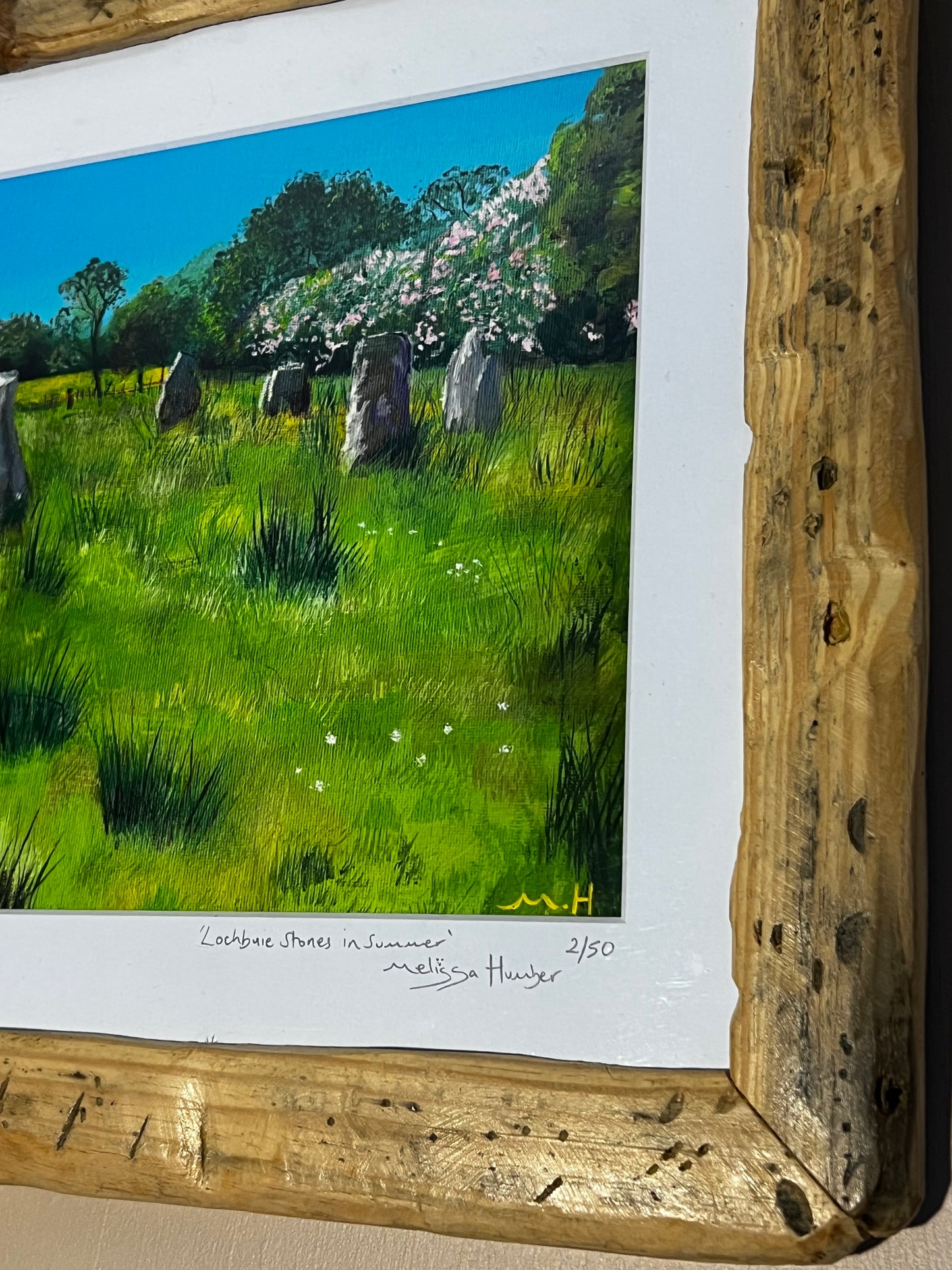 ‘Lochbuie stone circle in summer’ - Isle of Mull Giclée Art Print