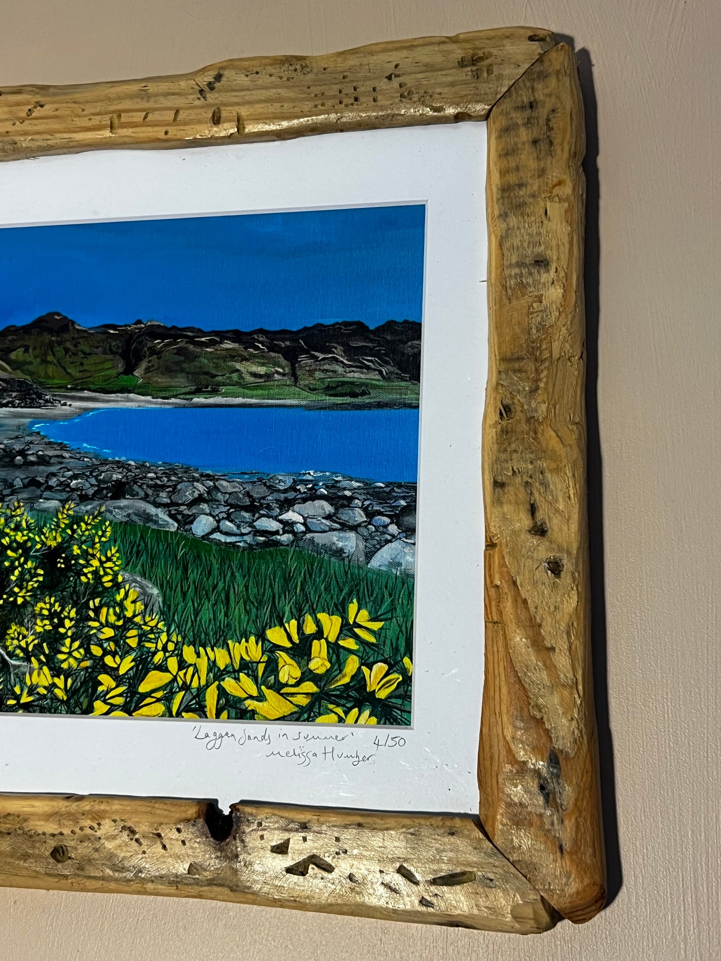 'Laggan sands in summer’ - Isle of Mull Giclée Art Print