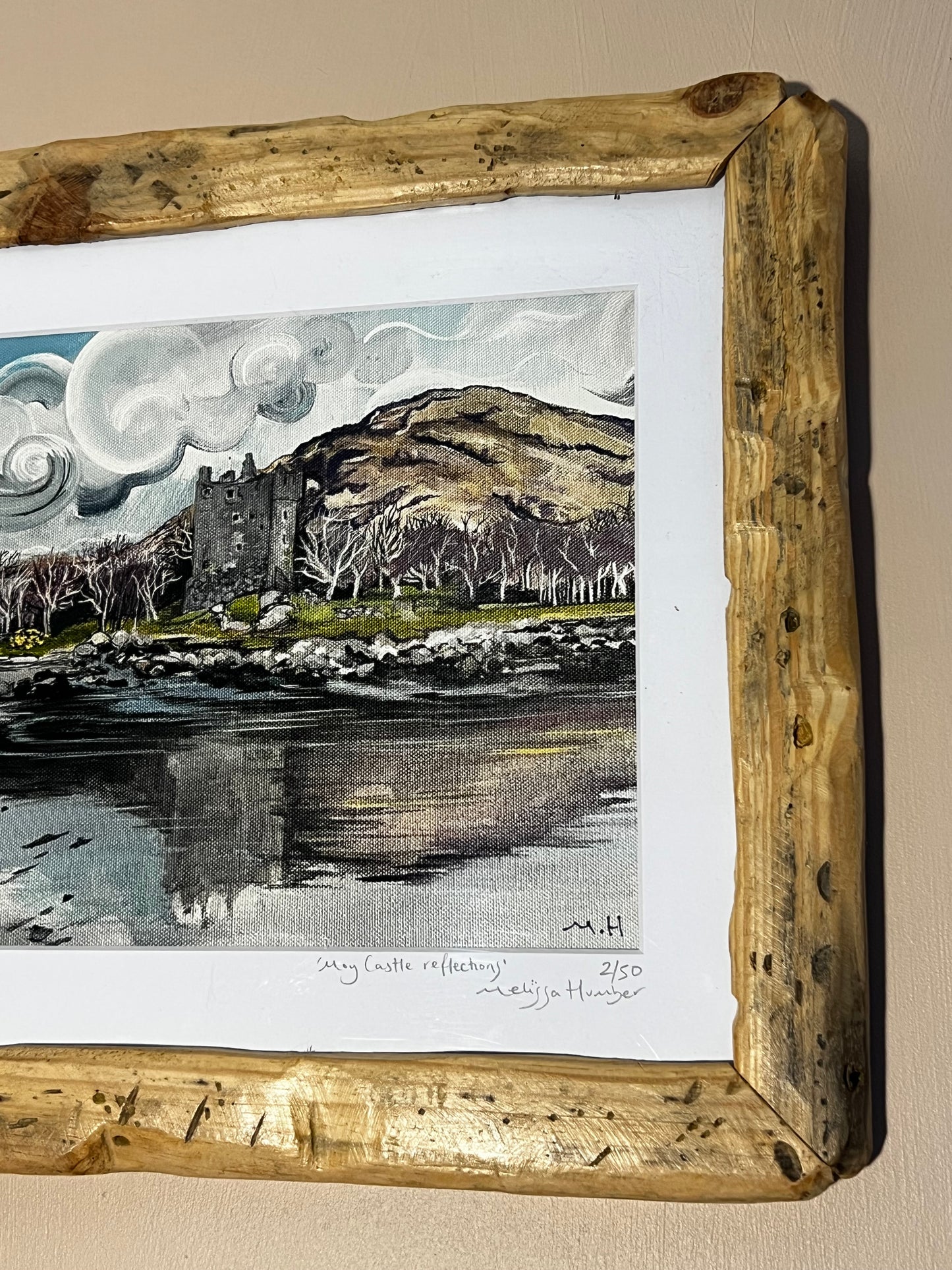 ‘Moy castle reflections’ - Lochbuie Isle of Mull Giclée Art Print