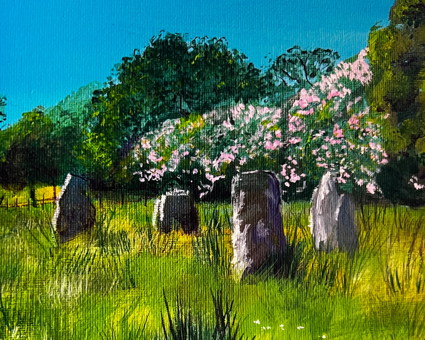 ‘Lochbuie stone circle in summer’ - Isle of Mull Giclée Art Print