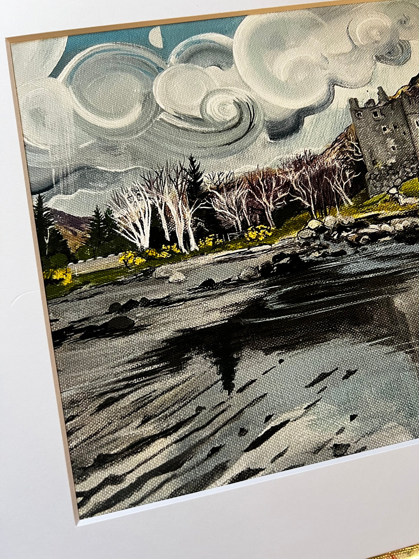 ‘Moy castle reflections’ - Lochbuie Isle of Mull Giclée Art Print