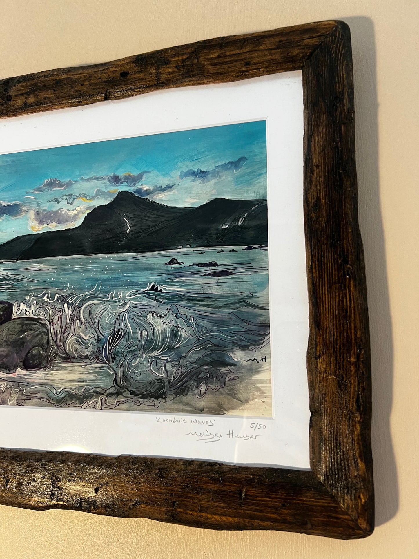 ‘Lochbuie waves’ - Isle of Mull Giclée Art Print