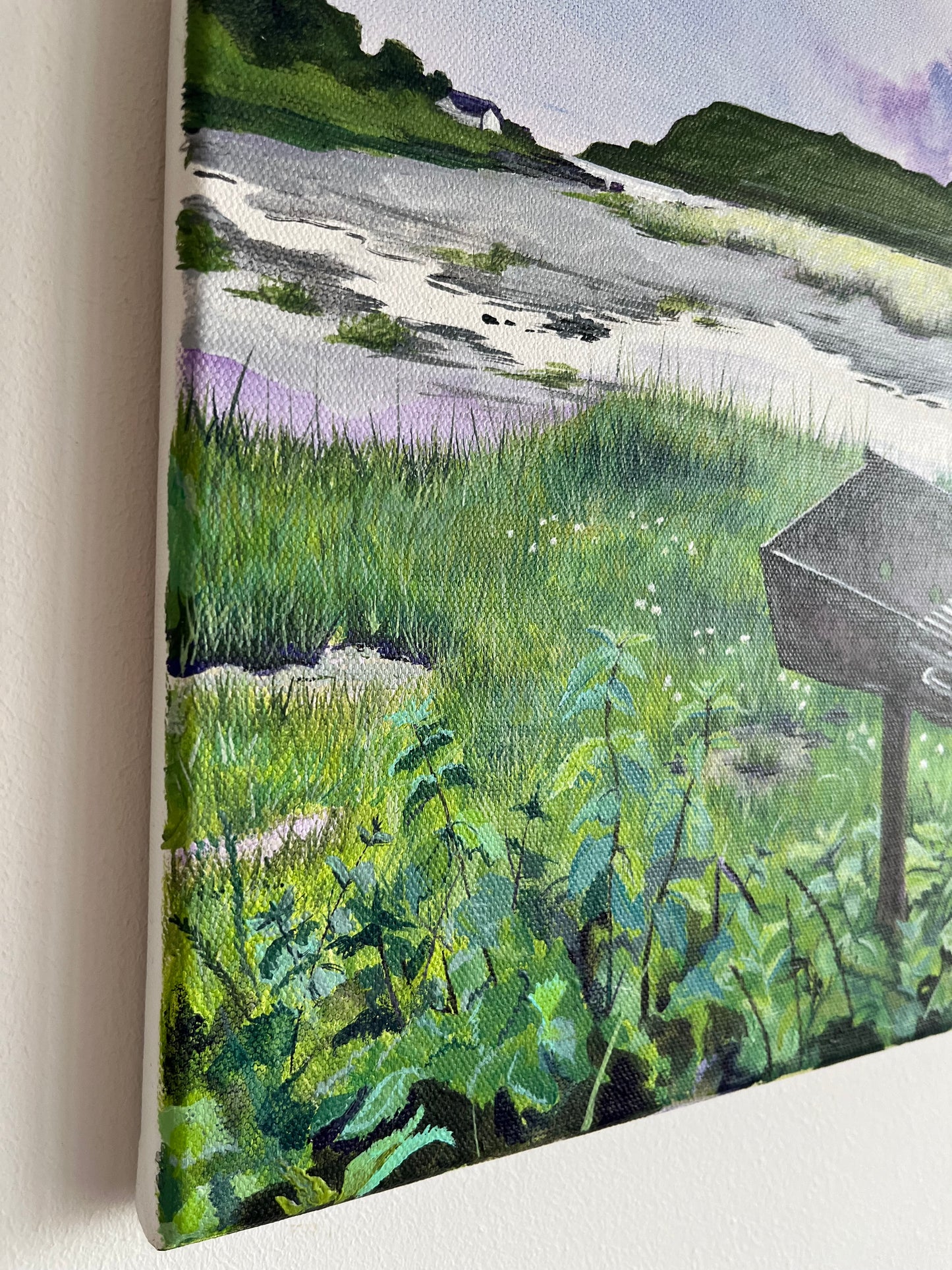 ‘Calgary beach bbq’ - Isle of Mull original landscape painting