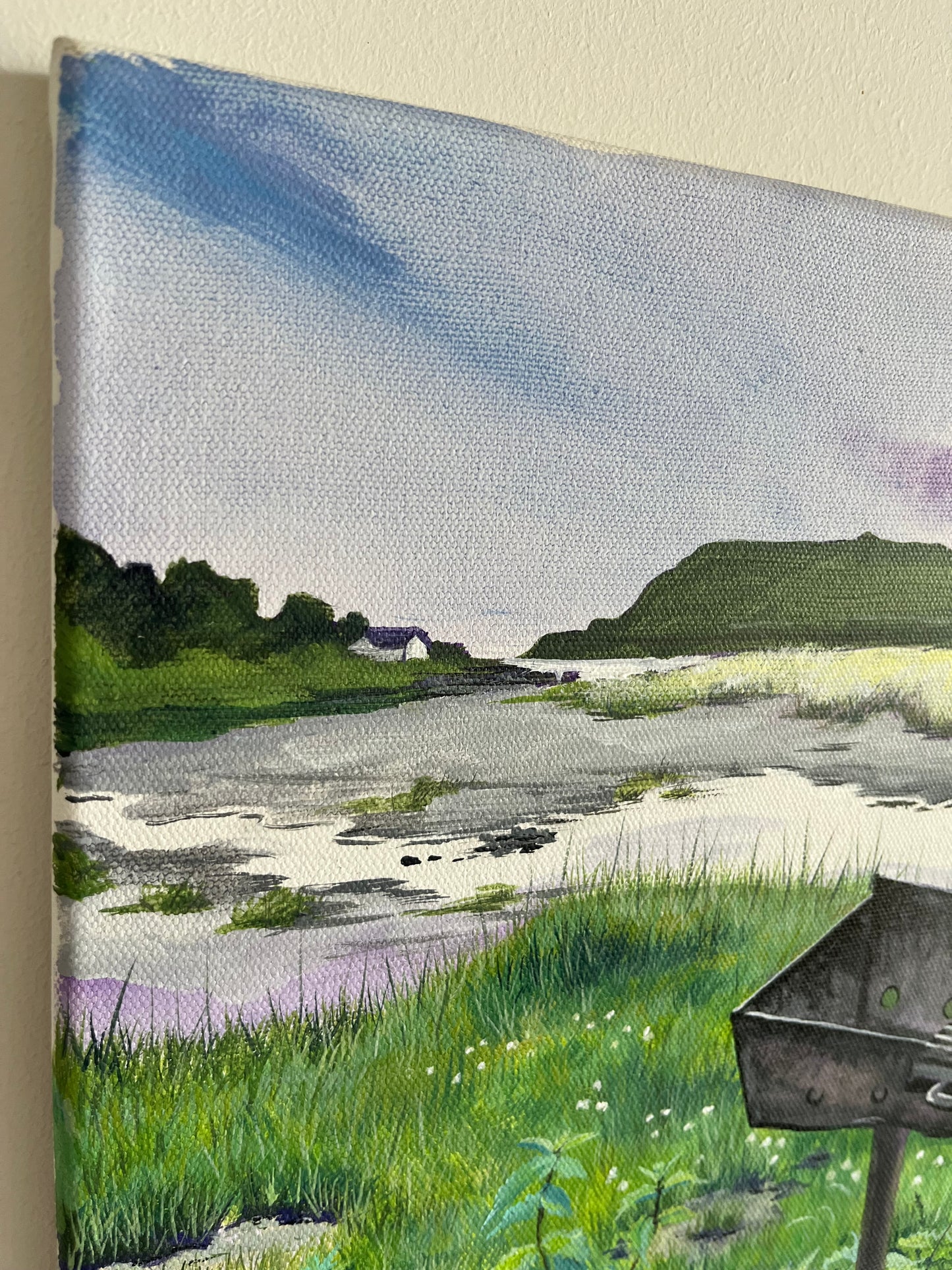 ‘Calgary beach bbq’ - Isle of Mull original landscape painting