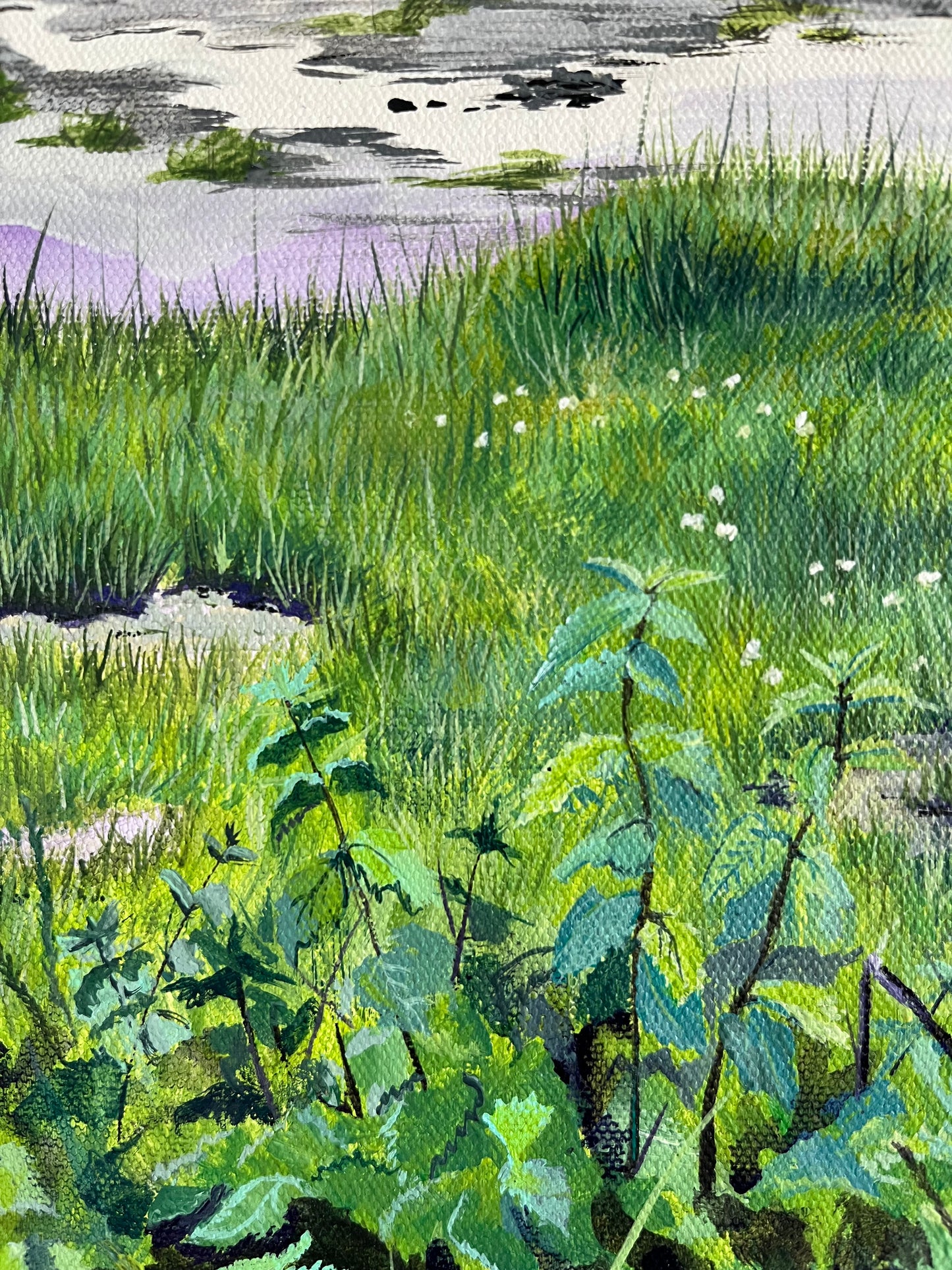 ‘Calgary beach bbq’ - Isle of Mull original landscape painting