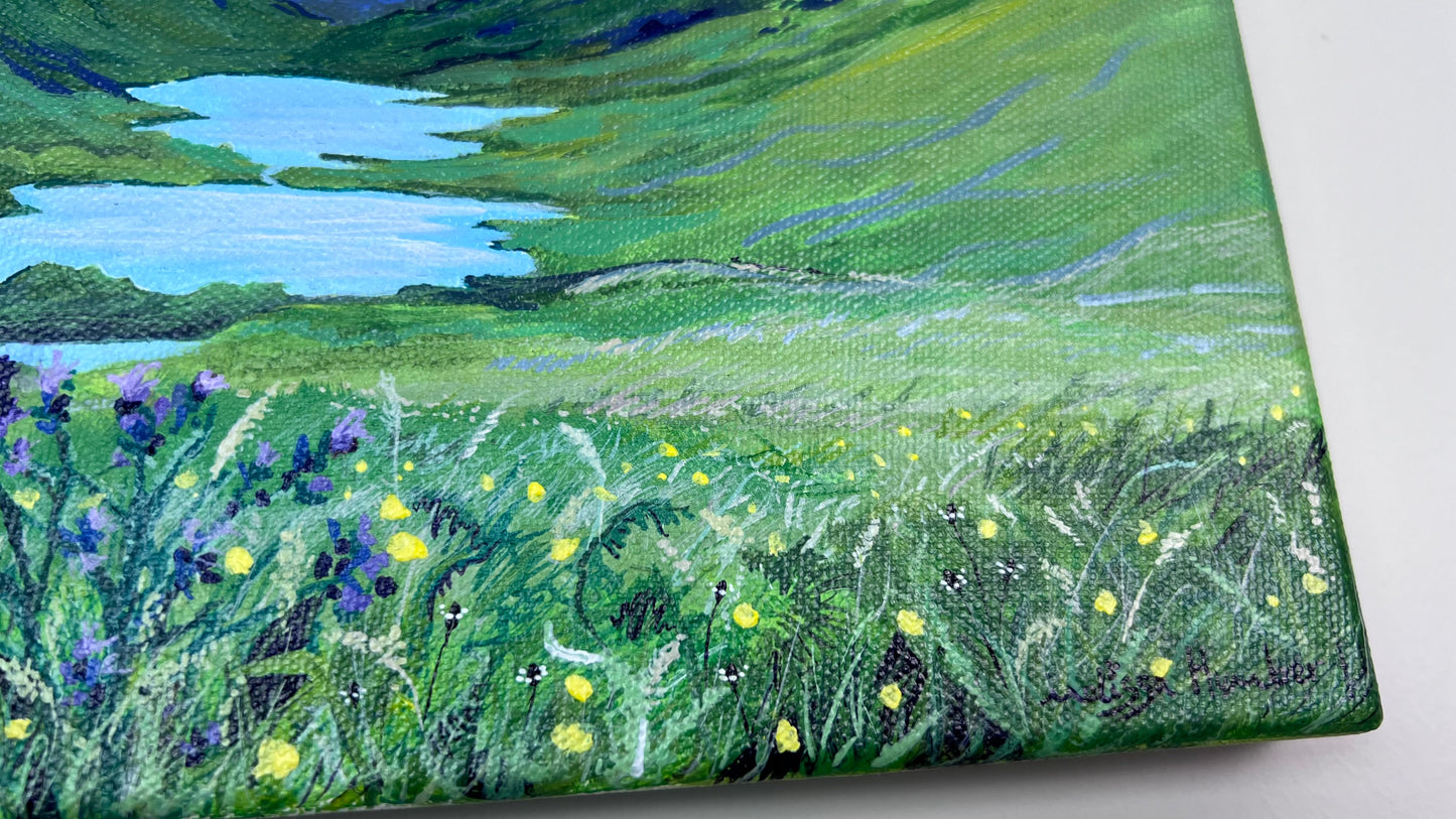 ’The three lochs in summer’ - Isle of Mull original painting