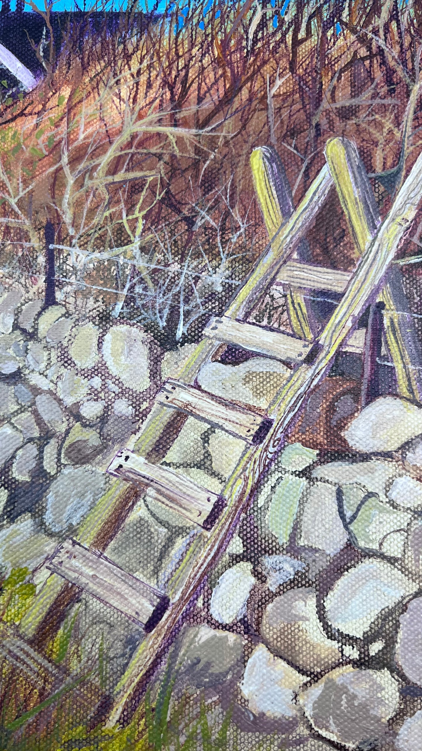 ‘Lochbuie sunset’ - Isle of Mull original landscape painting