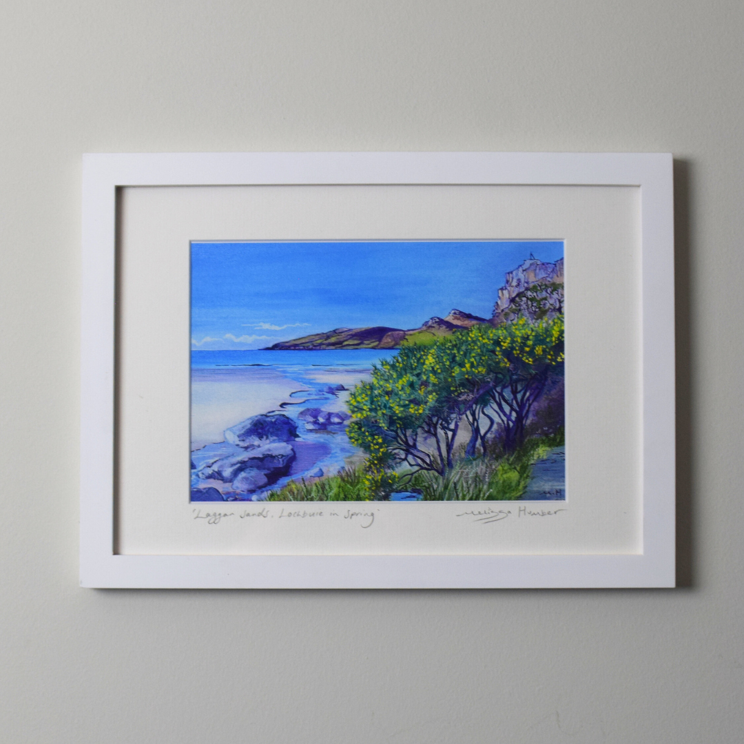 Laggan sands in Lochbuie, Argyll art print by Melissa Humer on the Isle of Mull