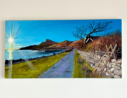 ‘Lochbuie sunset’ - Isle of Mull original landscape painting