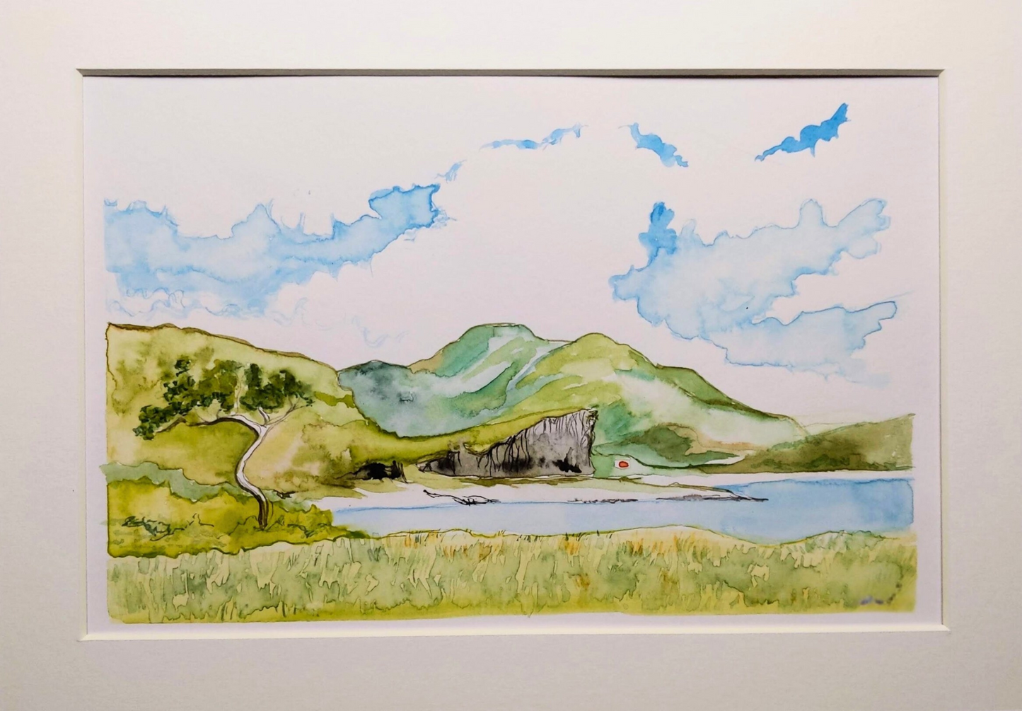‘Looking back’ - Isle of Mull original watercolour fieldstudy