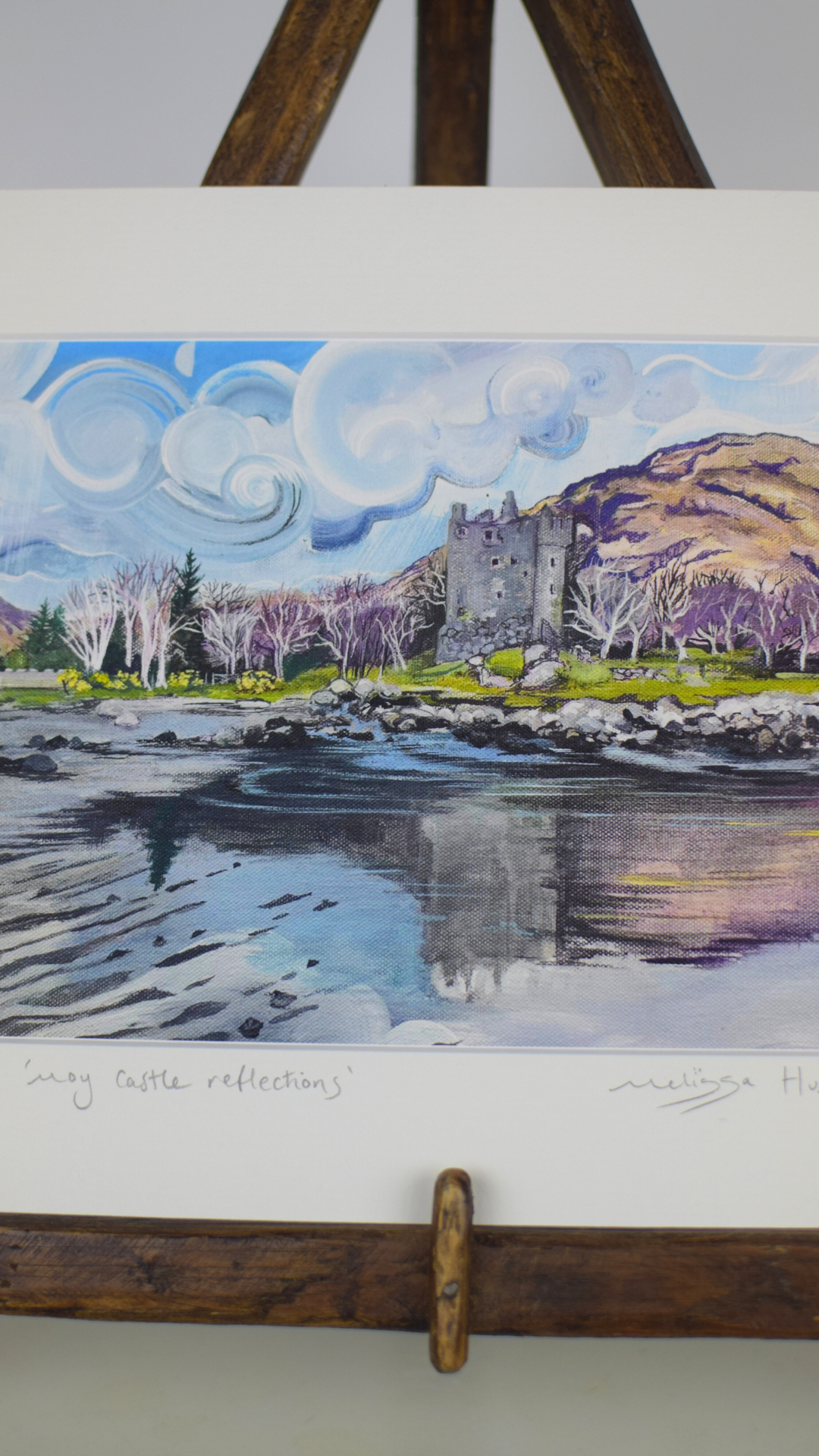 ‘Moy castle reflection’ Lochbuie Isle of Mull - Limited edition art print
