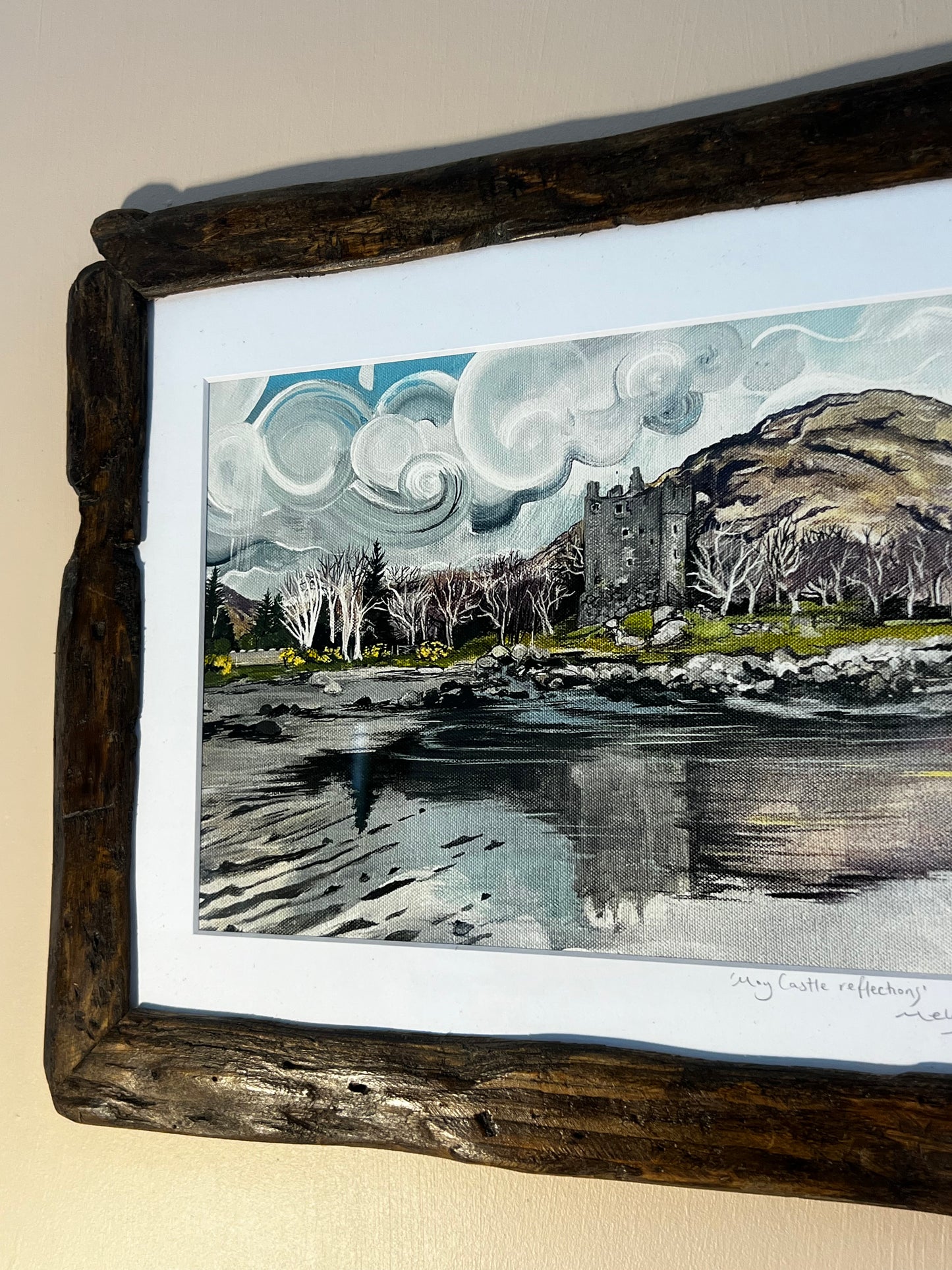‘Moy castle reflections’ - Lochbuie Isle of Mull Giclée Art Print