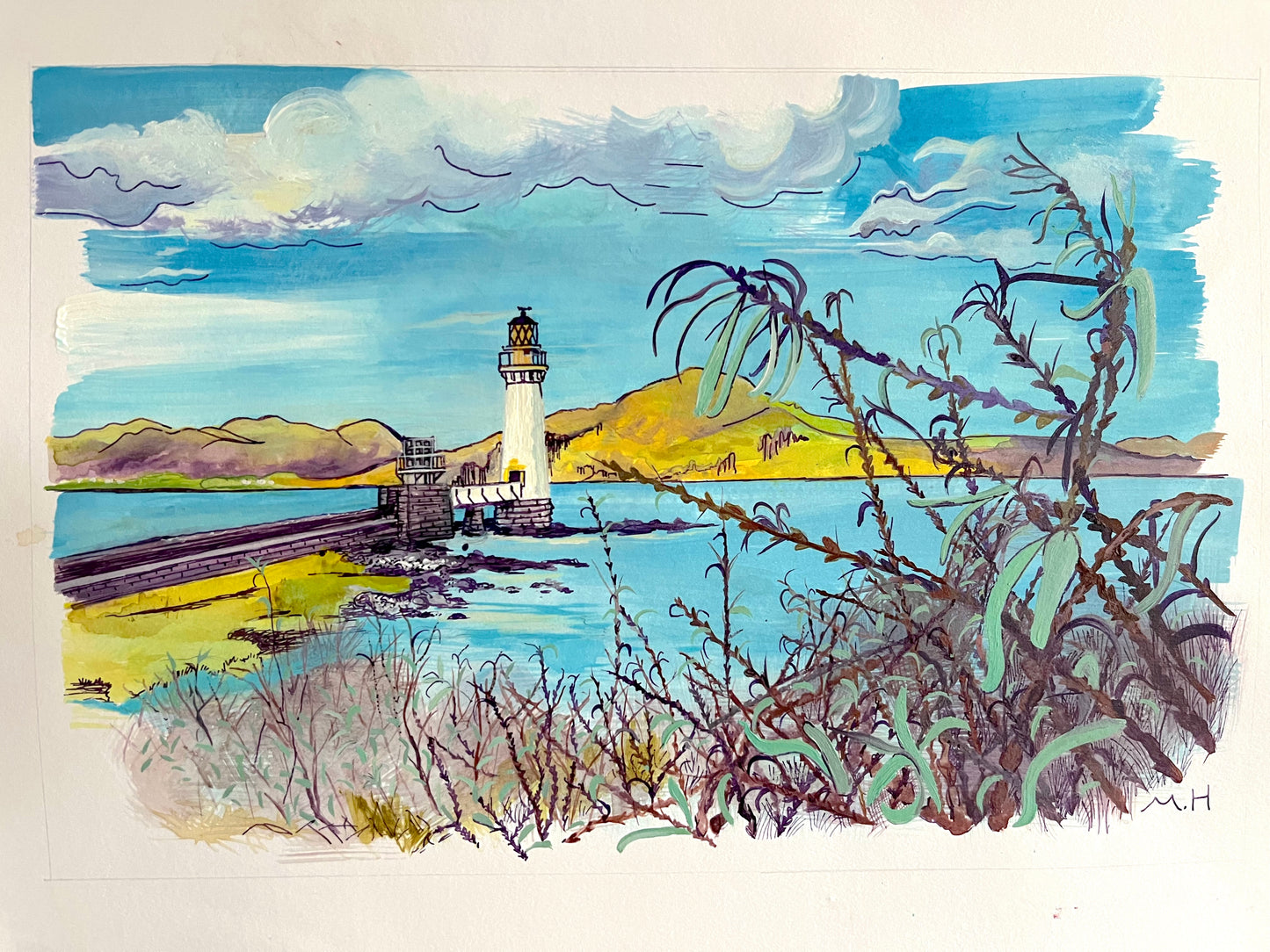 ’Tobermory lighthouse’ - Isle of Mull original field study