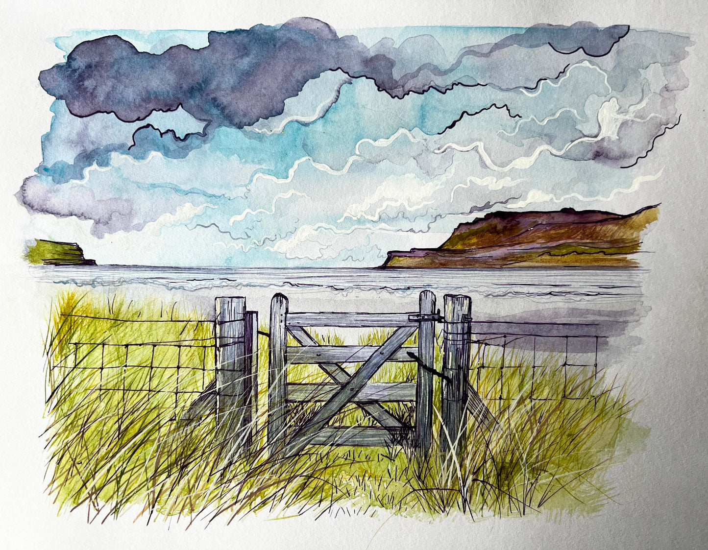’Gate to Calgary beach’ - Isle of Mull original field study