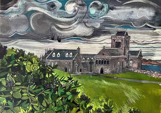 ‘A misty day at Iona abbey’ Open edition print FREE SHIPPING within the USA 🇺🇸