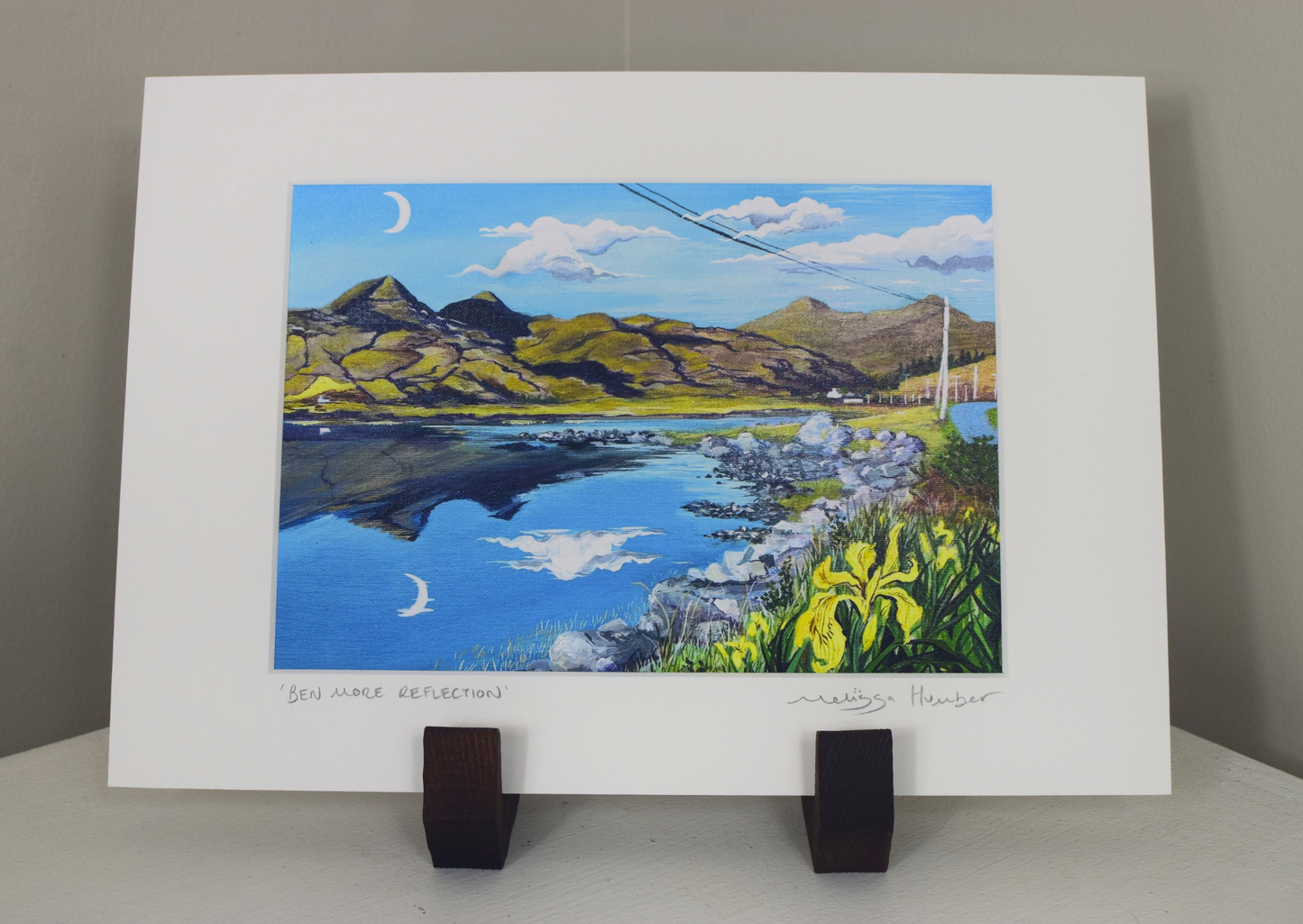 ’Ben more reflections’ - Isle of Mull Art Print