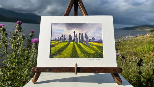 Calanais standing stones art print 