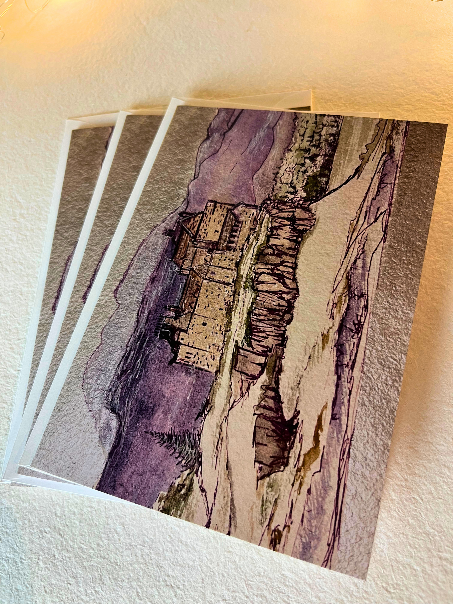 ‘Duart castle in the snow’ Christmas charity card