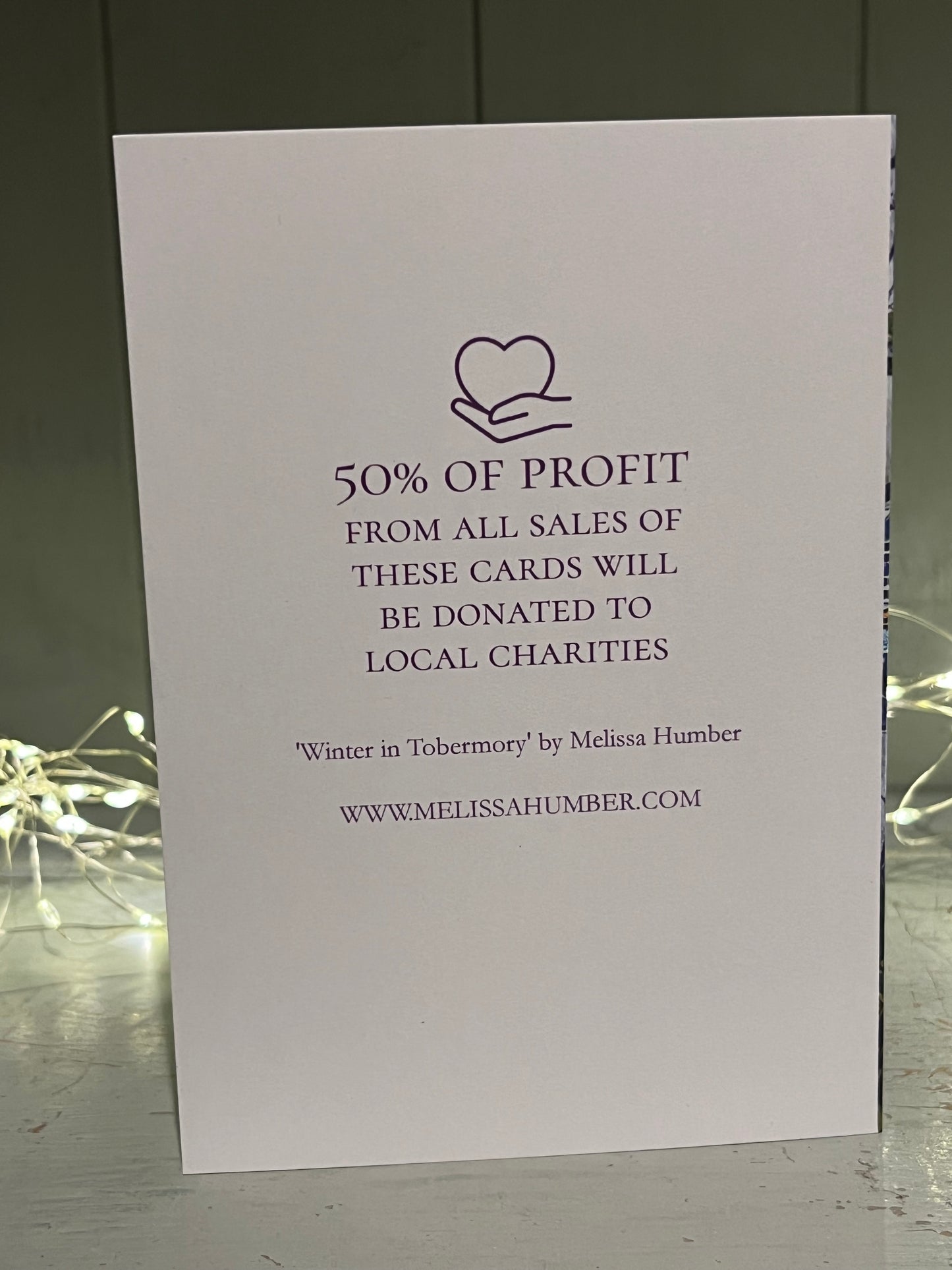 ‘Winter in Tobermory’ Christmas charity card