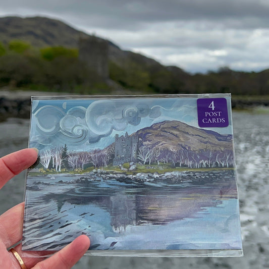 ‘Four seasons in Lochbuie’ Set of 4 Art Postcards