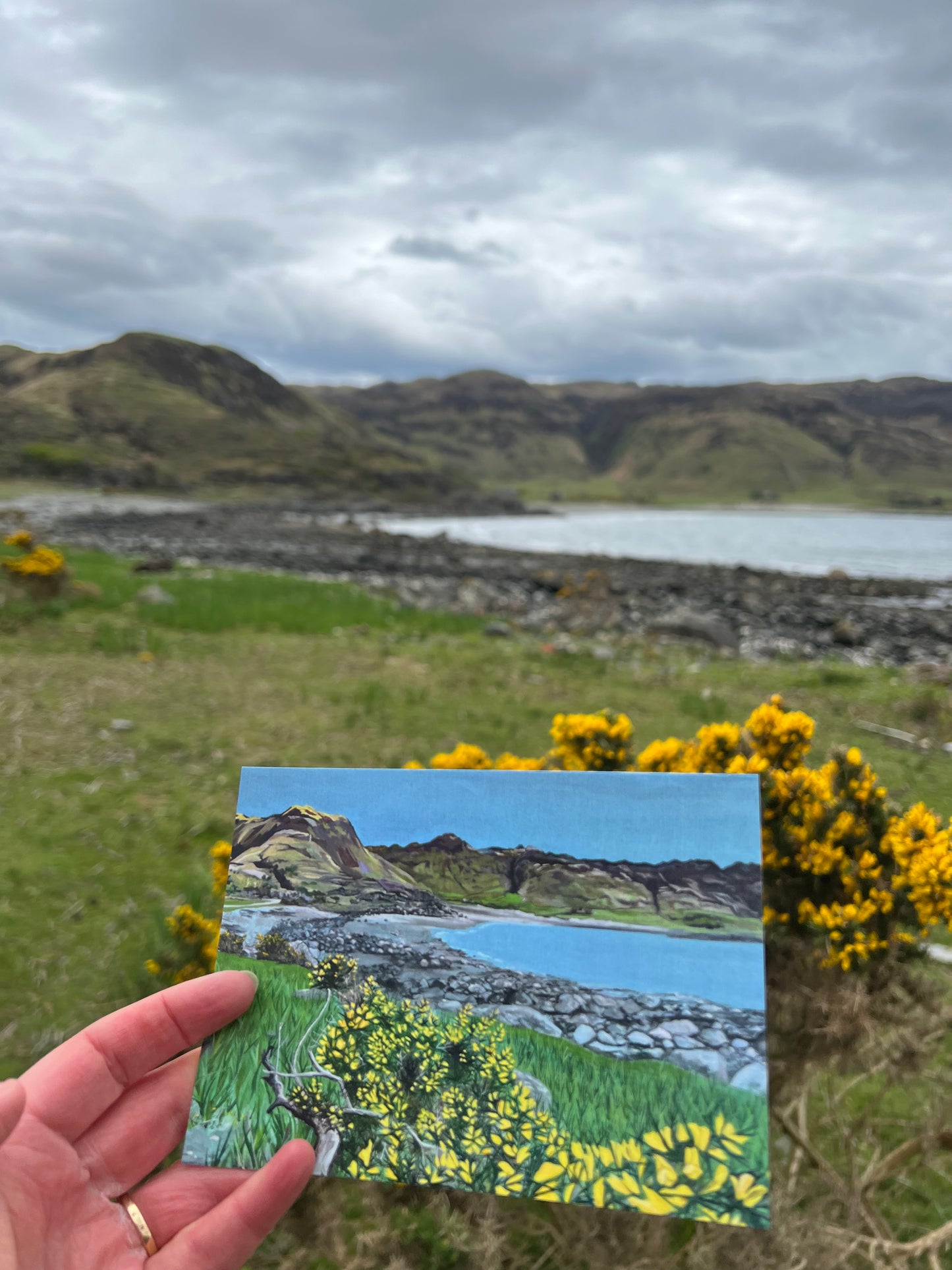 ‘Four seasons in Lochbuie’ Set of 4 Art Postcards