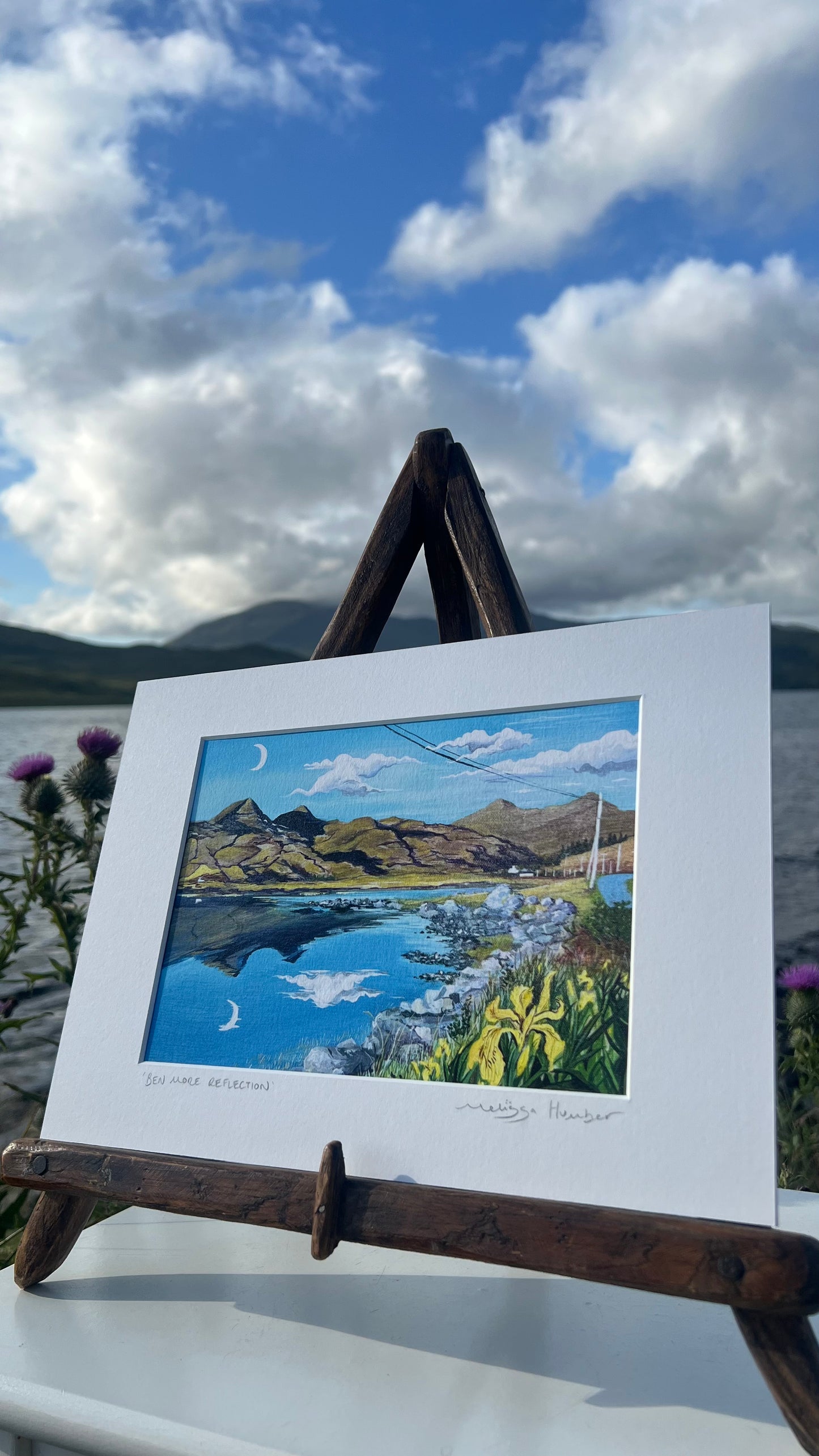 ’Ben more reflections’ - Isle of Mull Art Print