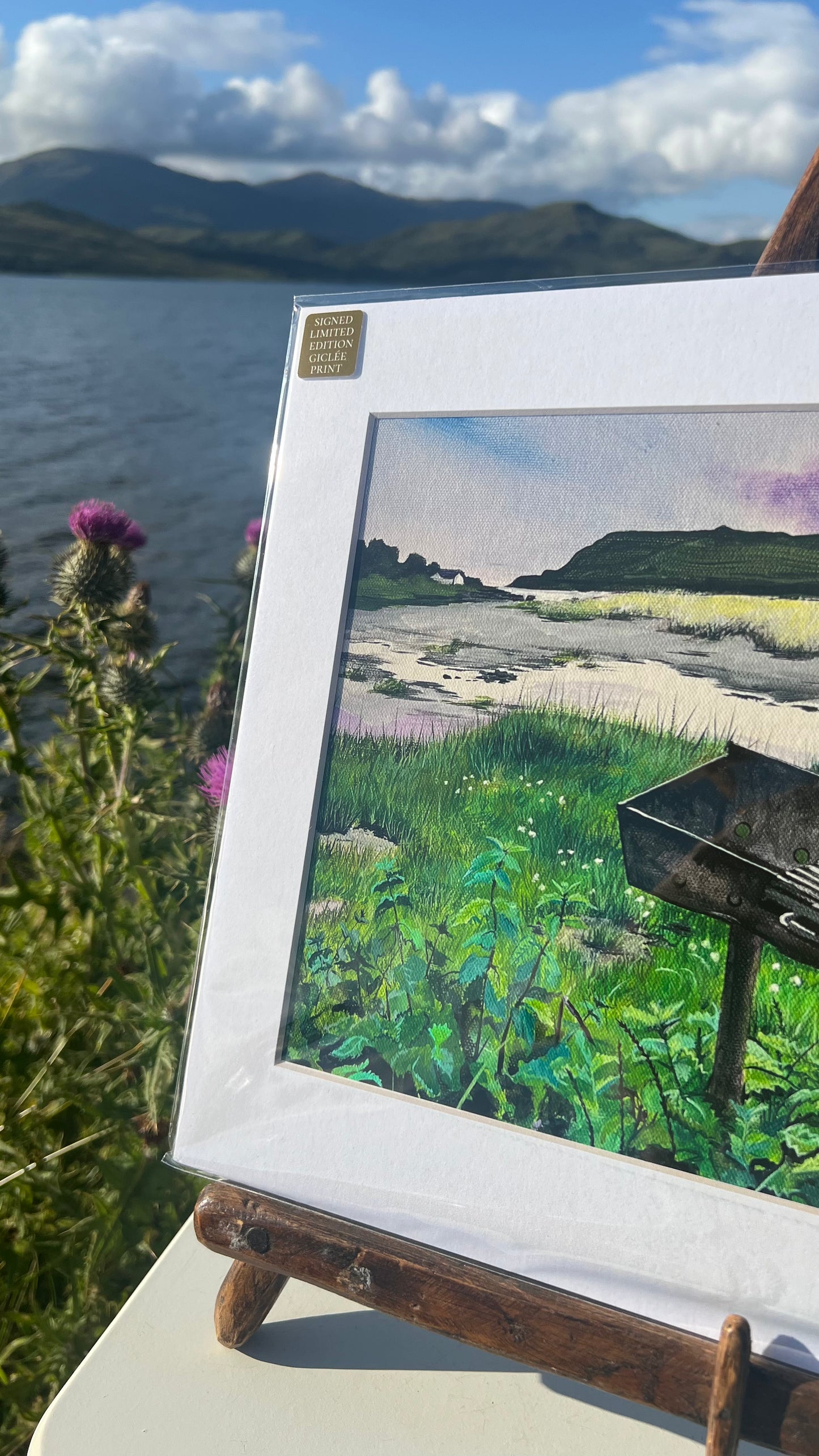 HALF PRICE || ‘Calgary beach bbq’ - Isle of Mull Giclée Art Print