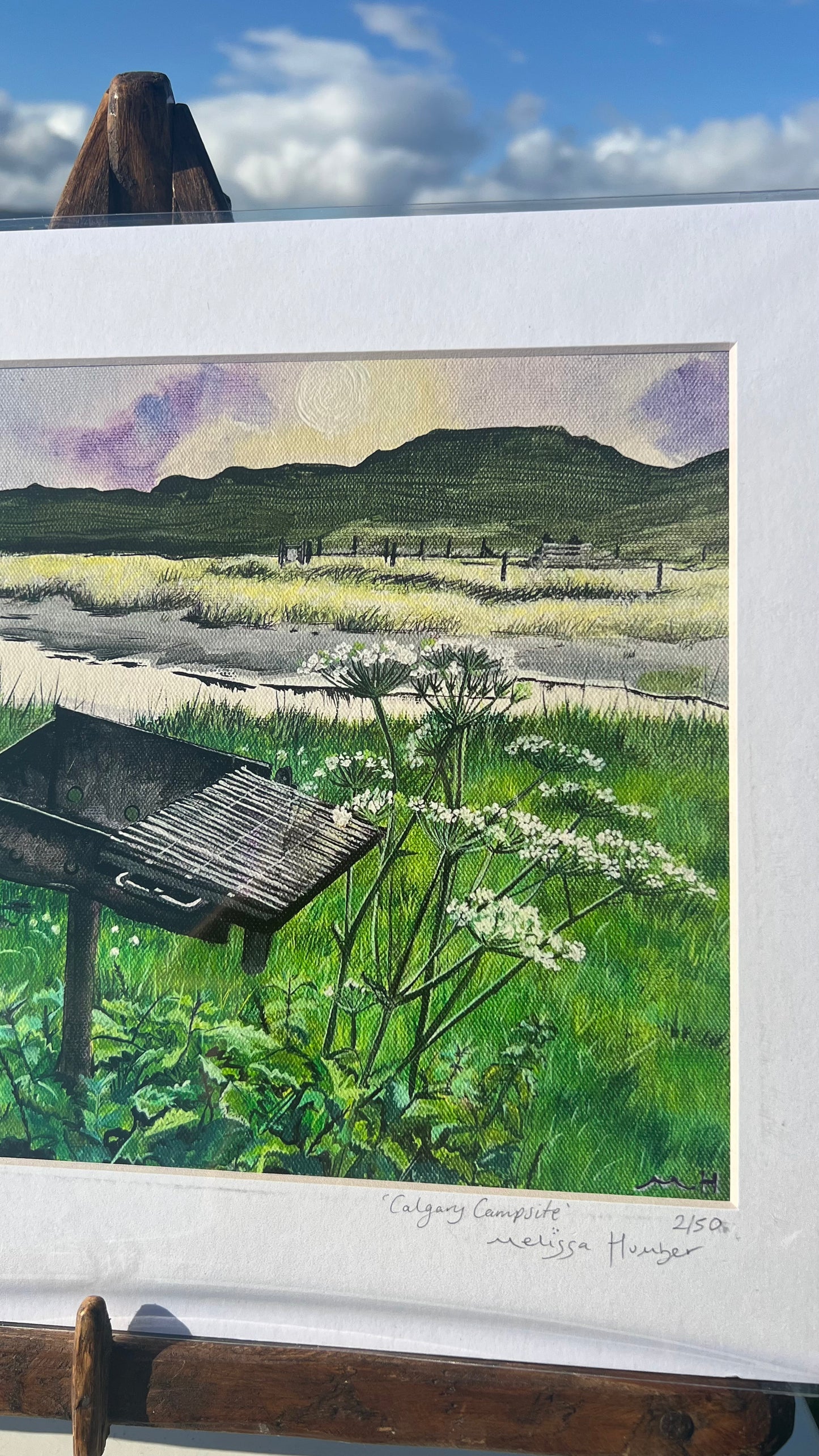 HALF PRICE || ‘Calgary beach bbq’ - Isle of Mull Giclée Art Print
