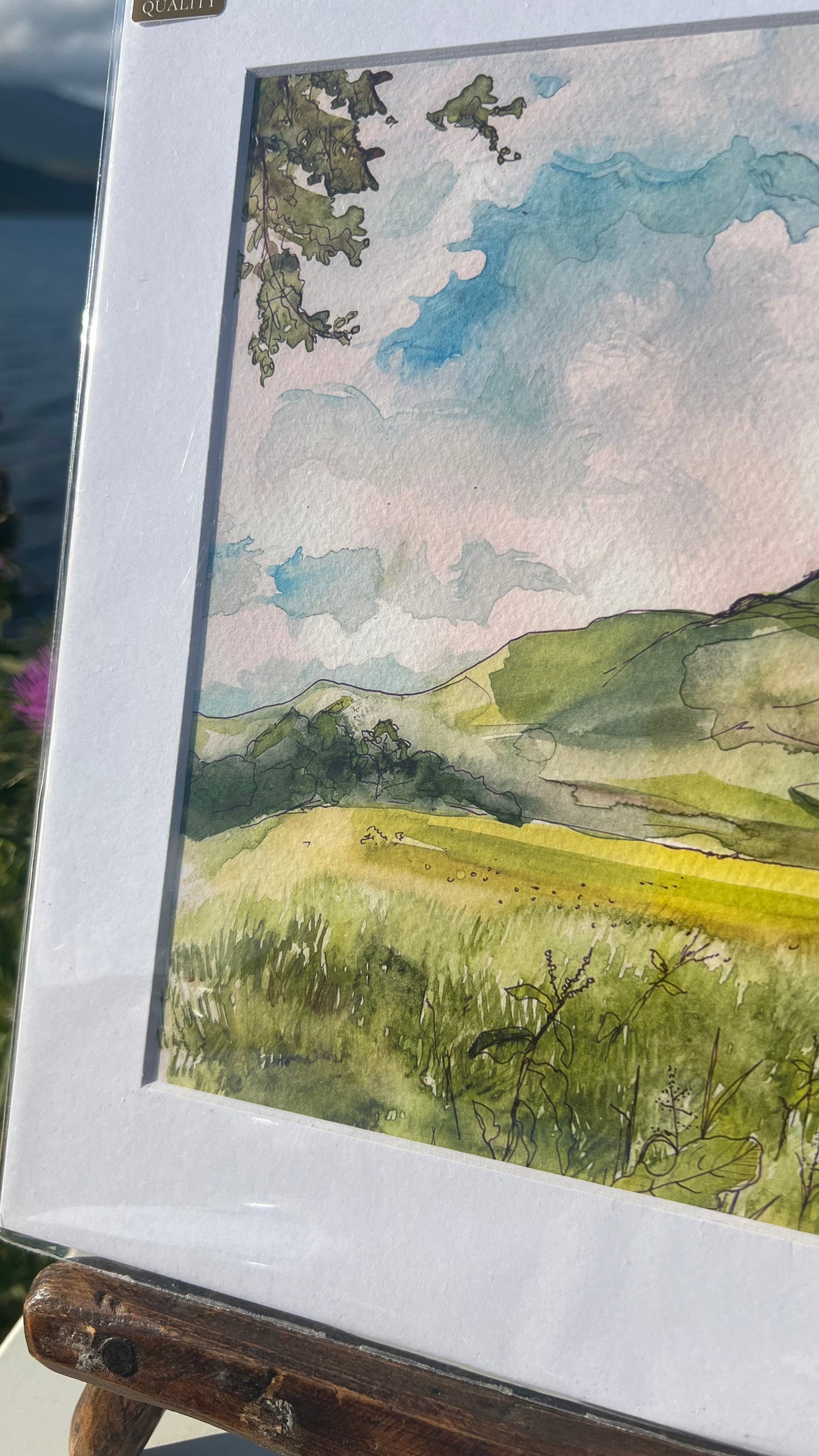 HALF PRICE || Benbuie watercolour study, Lochbuie Isle of Mull - Limited edition art print (last one)