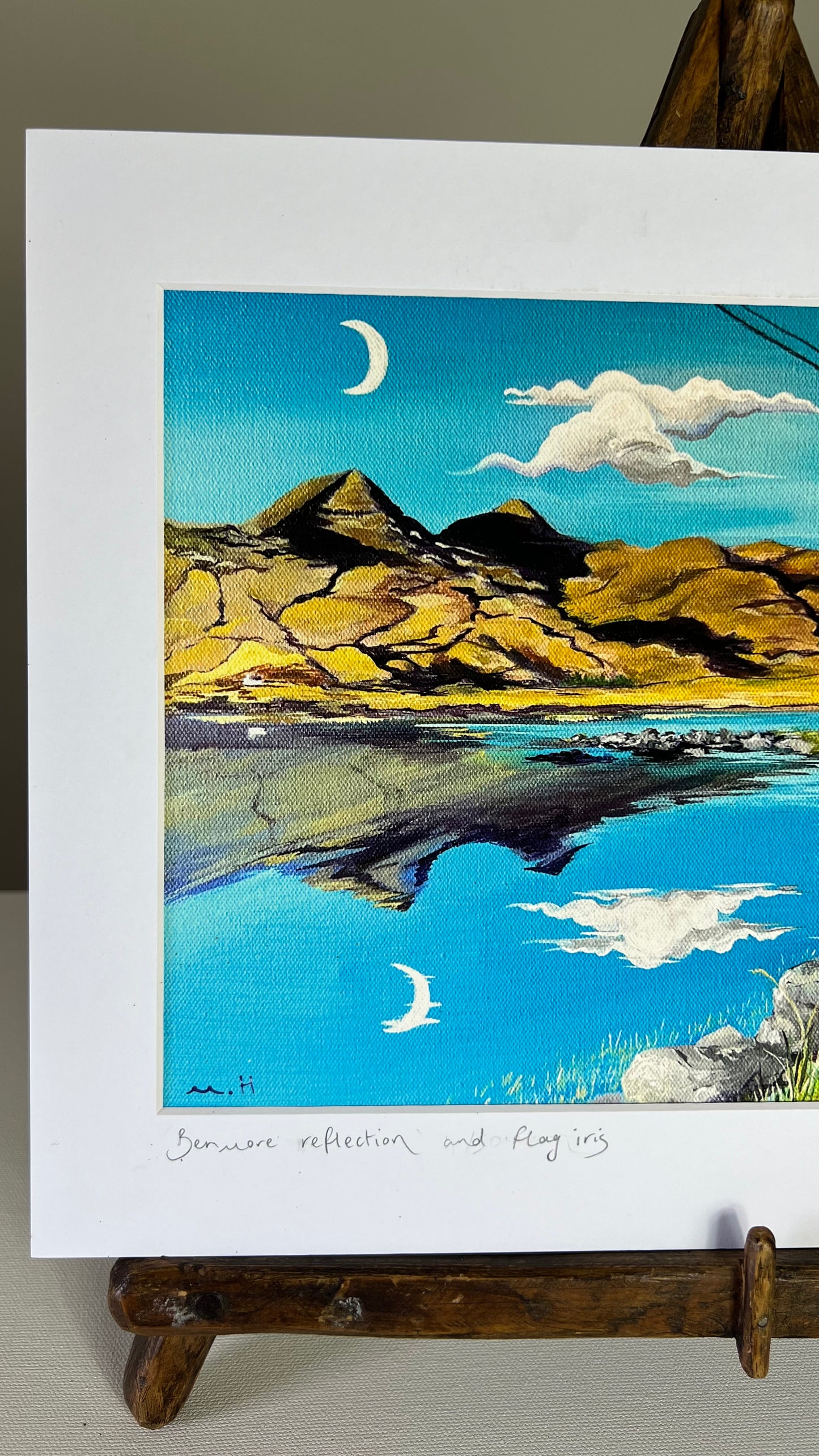 HALF PRICE || ’Ben more reflections’ - Isle of Mull Art Print (flawed)