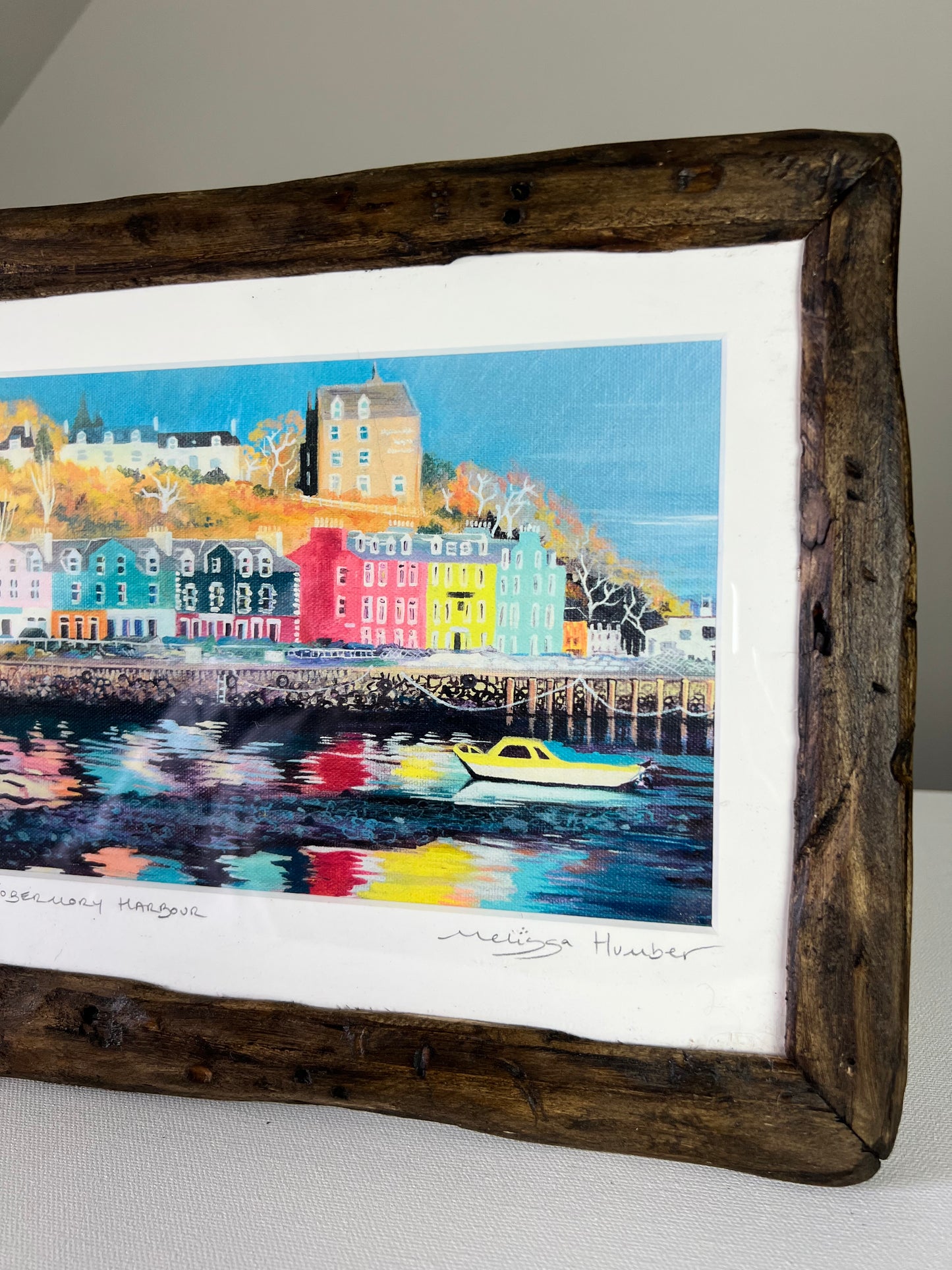 ‘Tobermory harbour reflection' Isle of Mull Art print