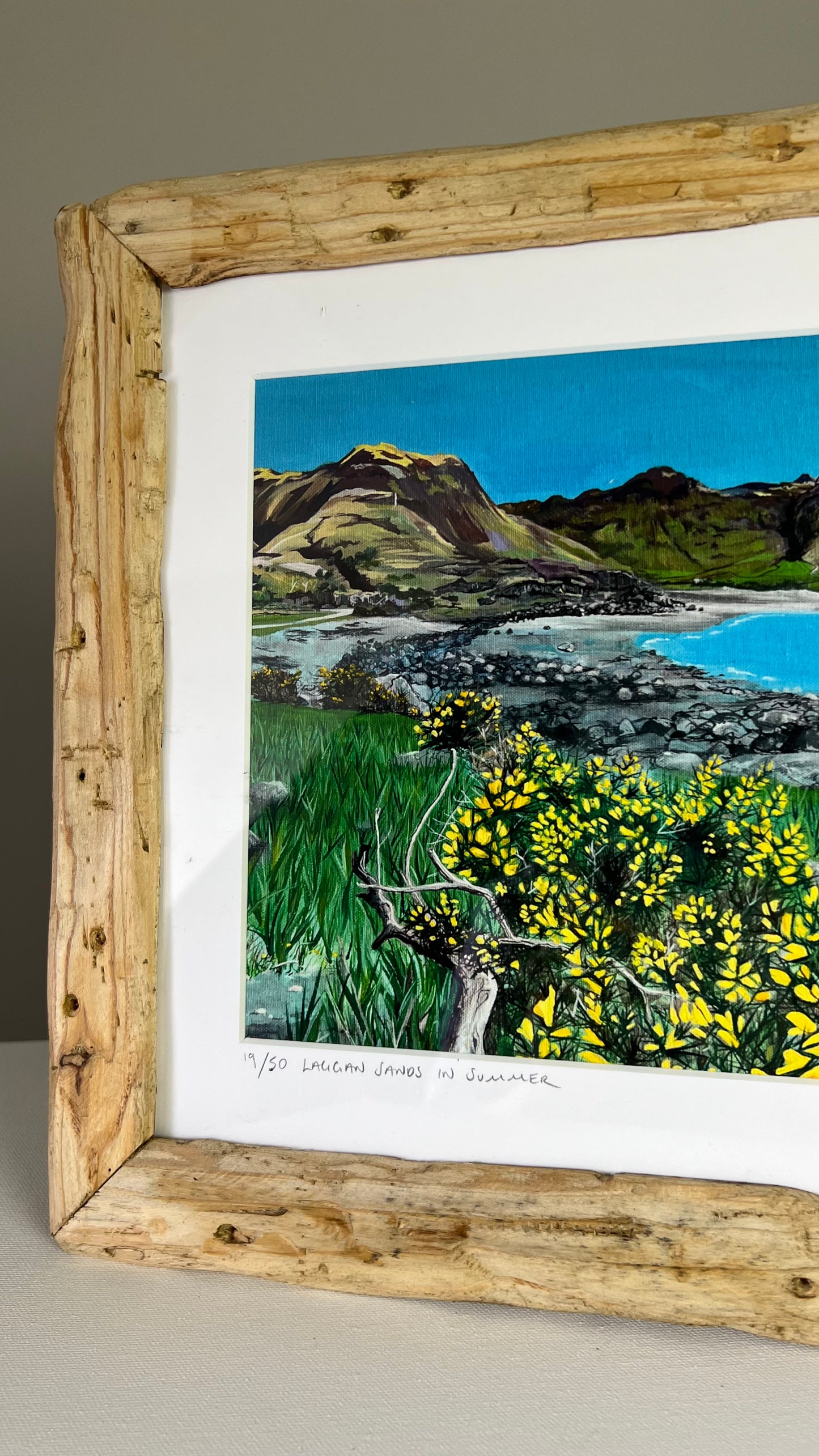 'Laggan sands in summer’ Isle of Mull - Limited edition art print