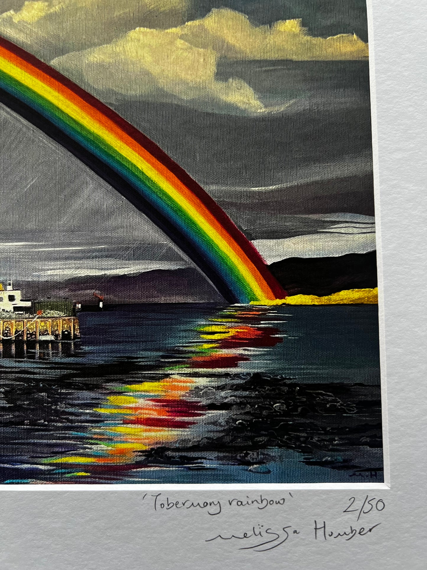 ’Tobermory rainbow’ - Isle of Mull Giclée Art Print