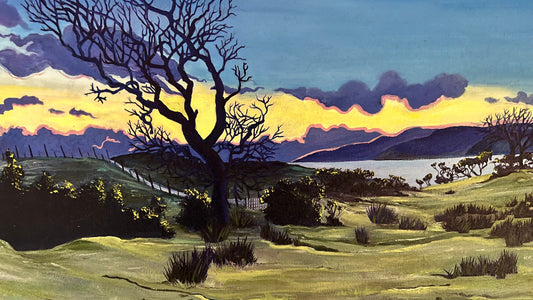 ‘View from Laggan lodge’ - Isle of Mull original oil painting