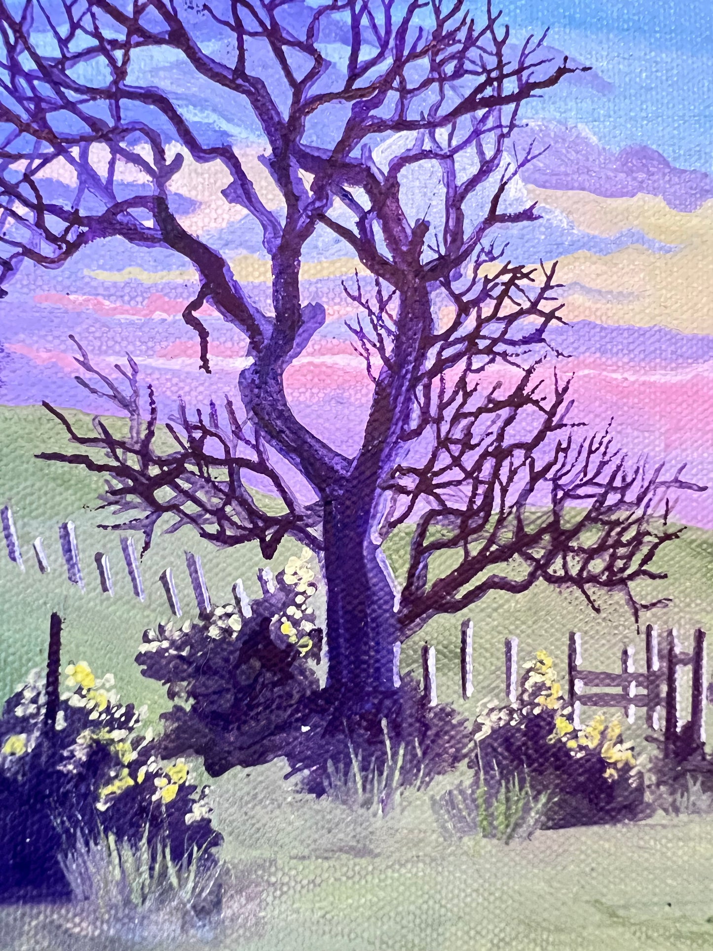 ’Laggan farm sunset’ - Isle of Mull original oil painting