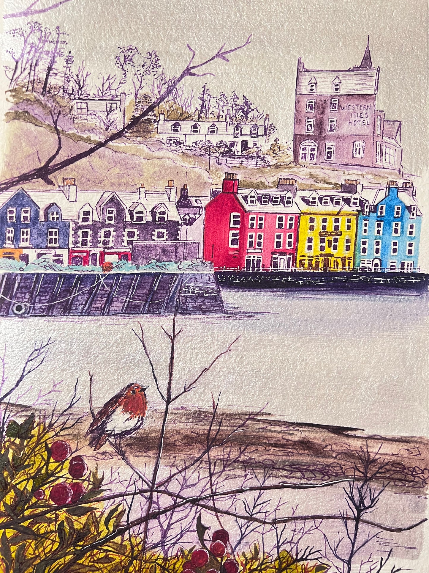 ‘Winter in Tobermory’ - Isle of Mull original field study