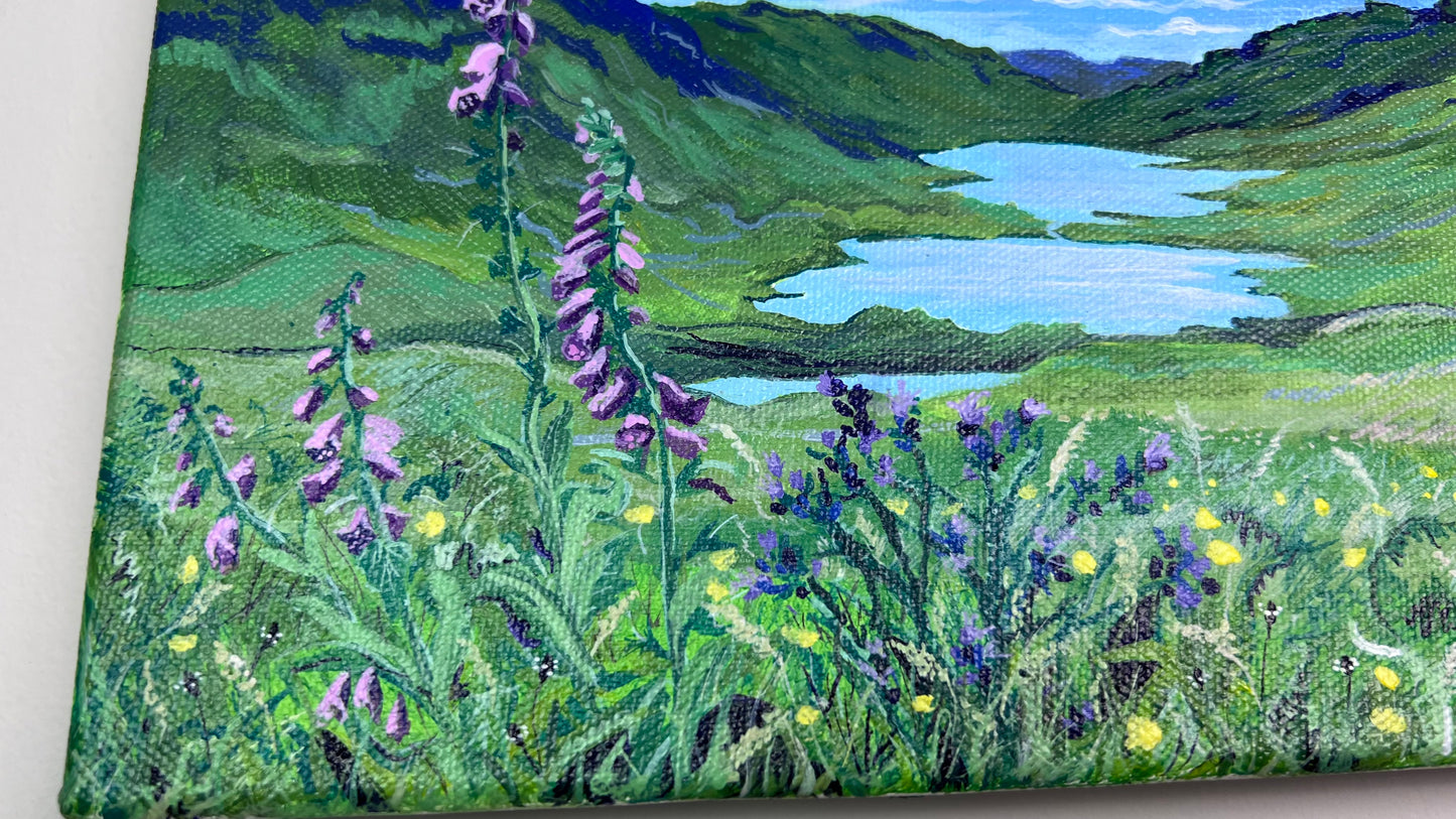 ’The three lochs in summer’ - Isle of Mull original painting