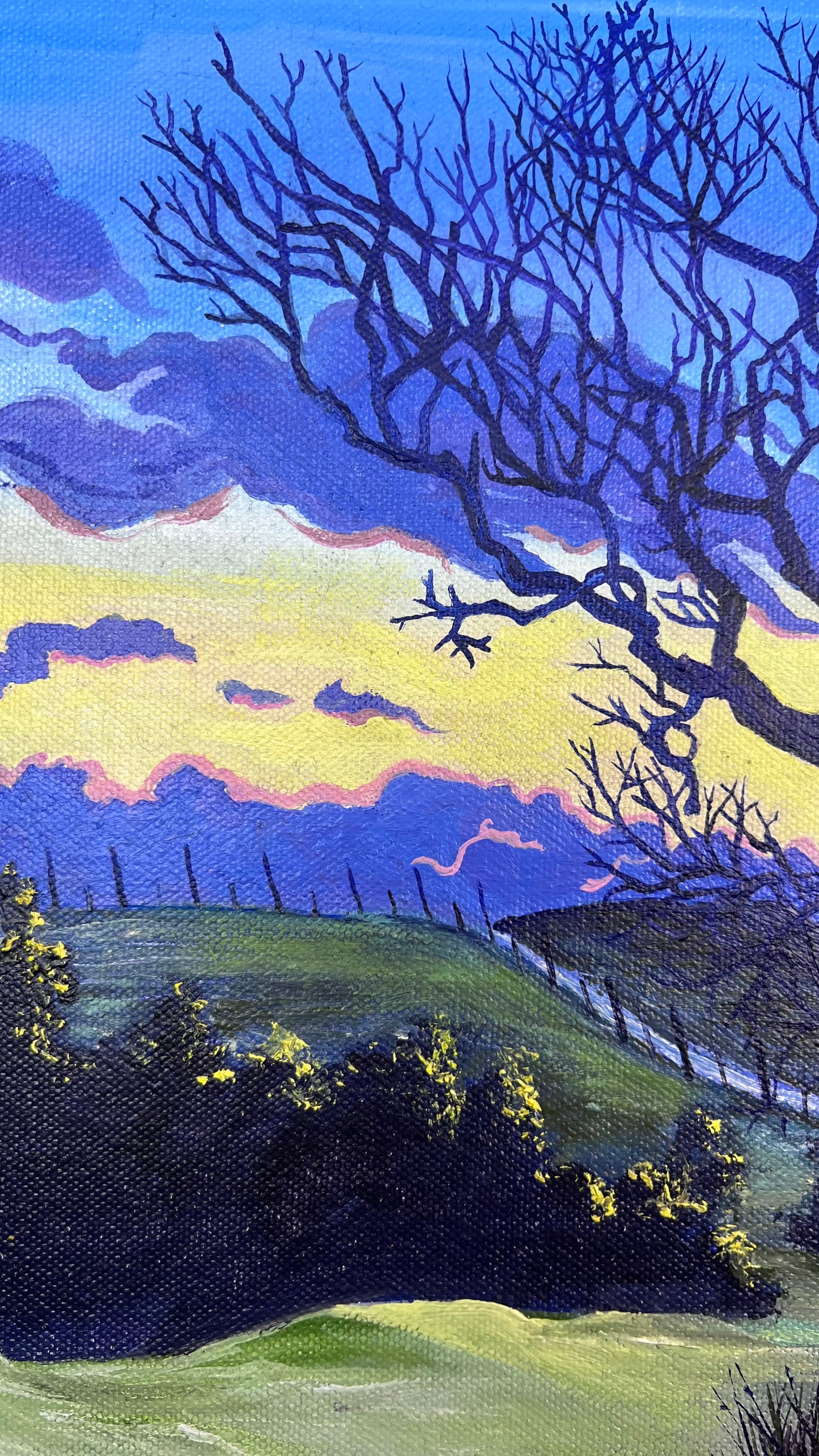 ‘View from Laggan lodge’ - Isle of Mull original oil painting