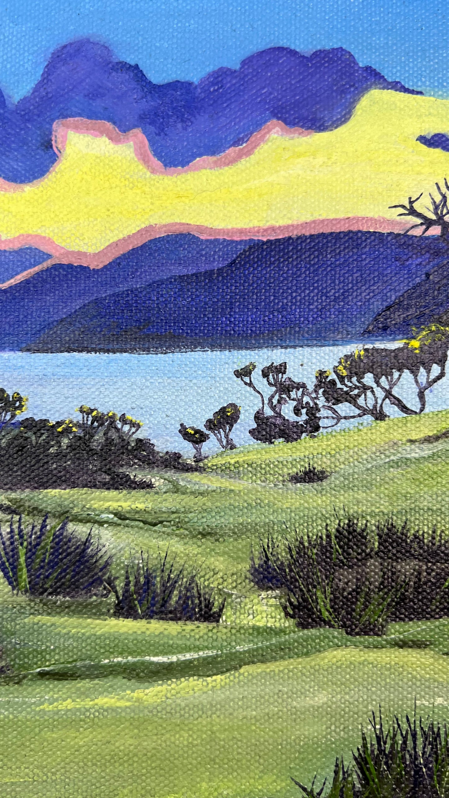 ‘View from Laggan lodge’ - Isle of Mull original oil painting