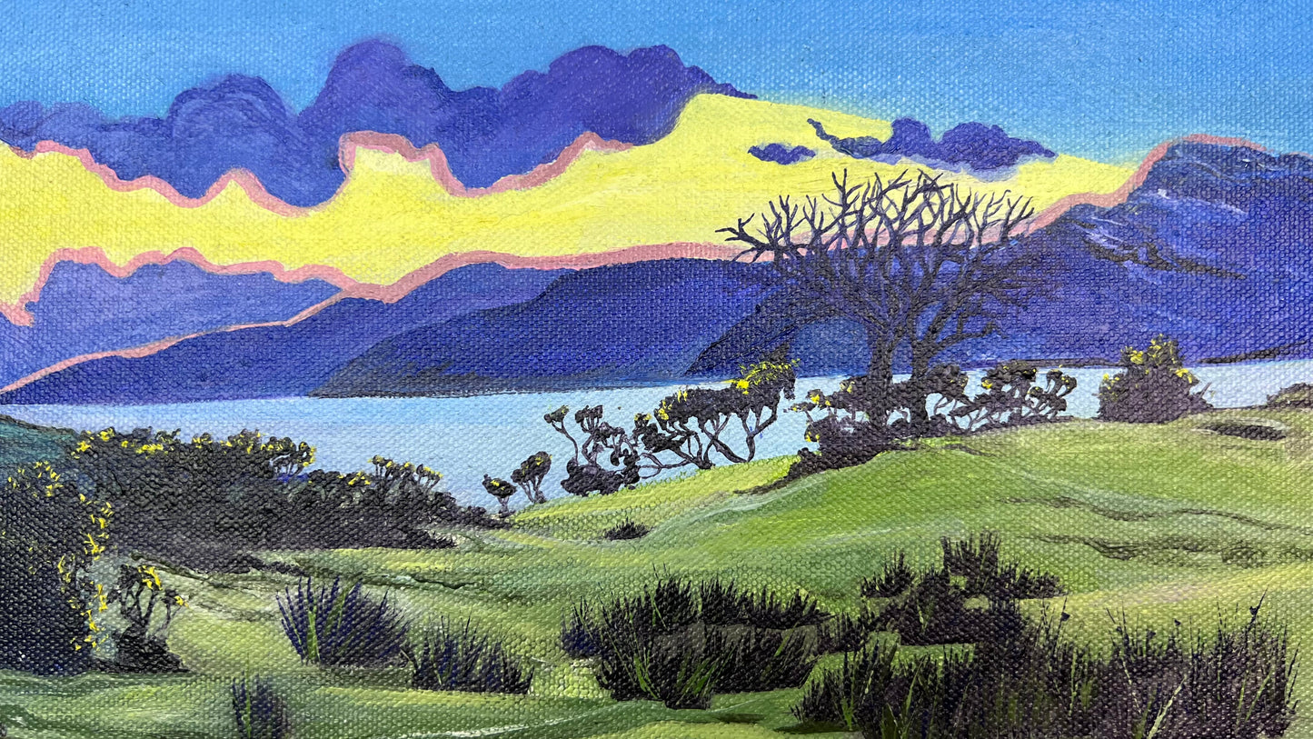 ‘View from Laggan lodge’ - Isle of Mull original oil painting