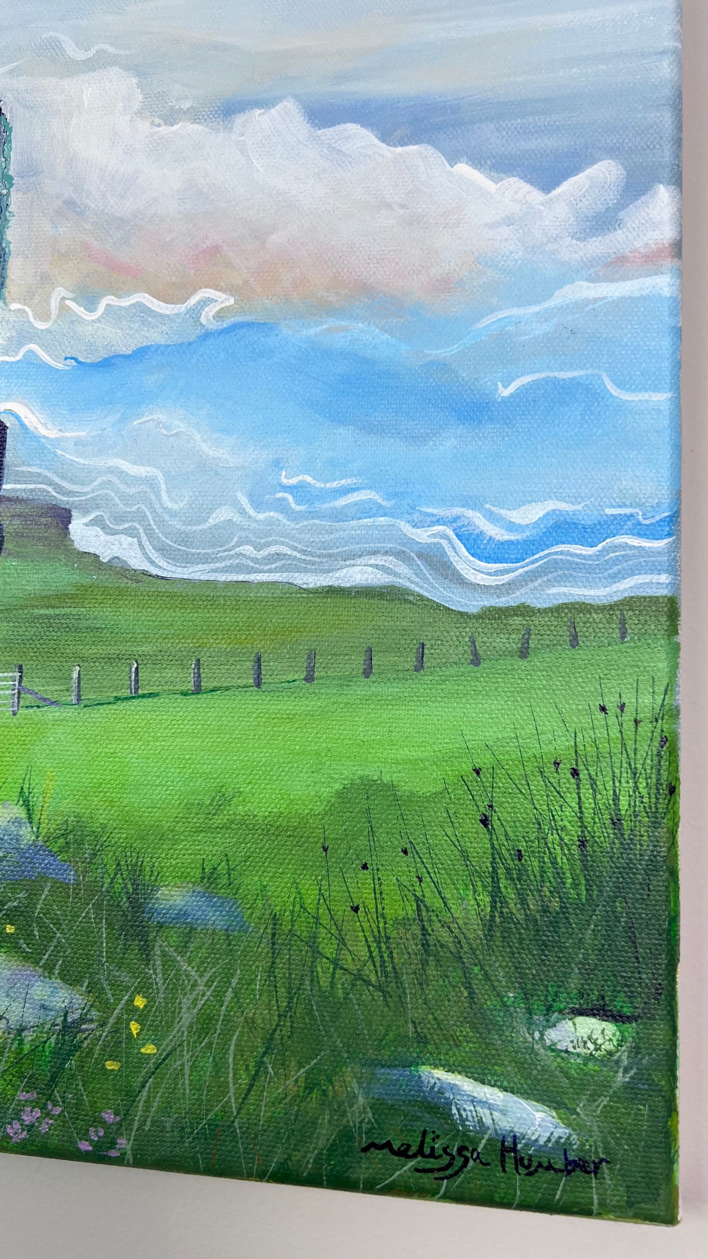 ’Glengorm standing stones’ - Isle of Mull original landscape painting