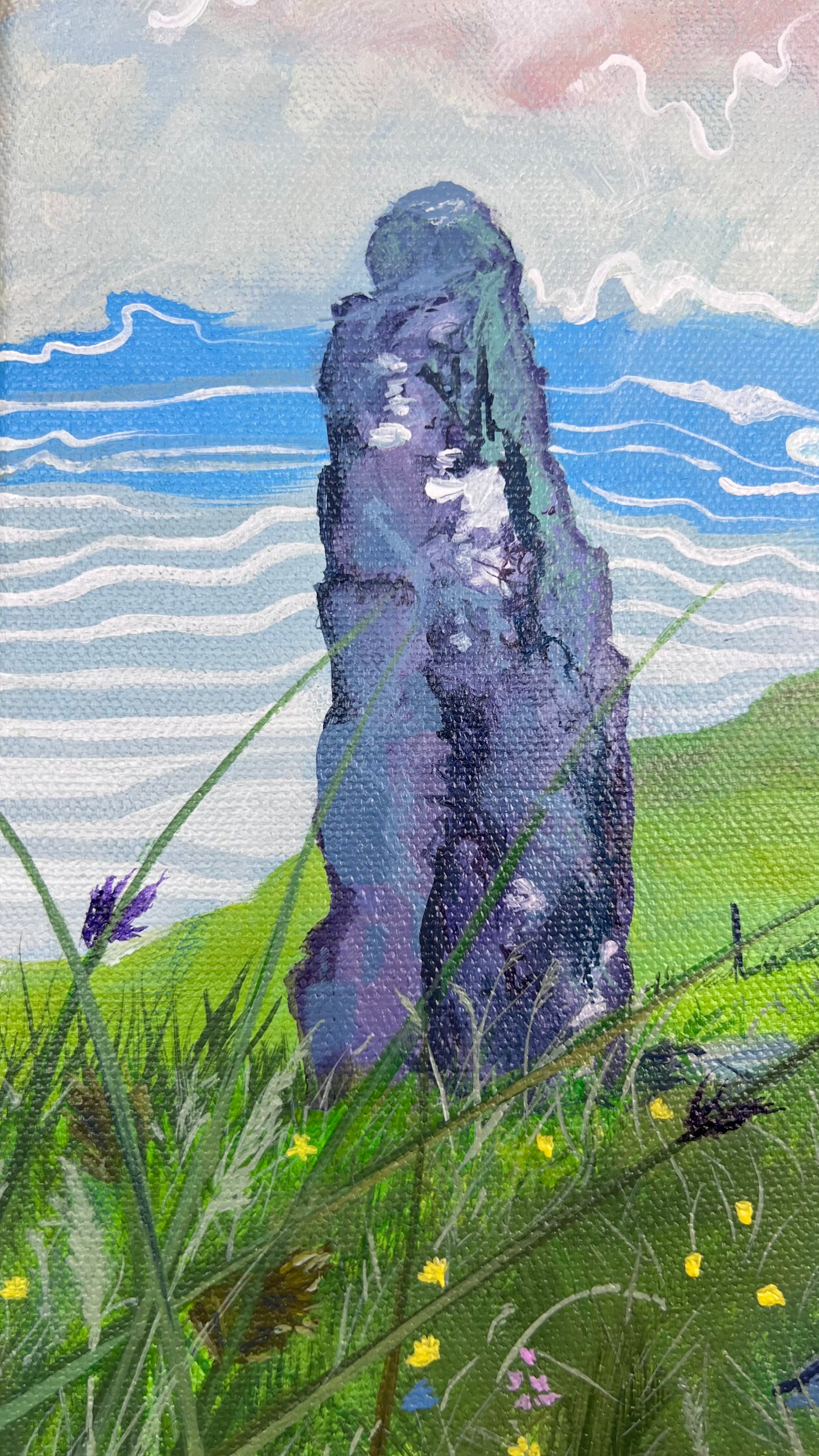 ’Glengorm standing stones’ - Isle of Mull original landscape painting